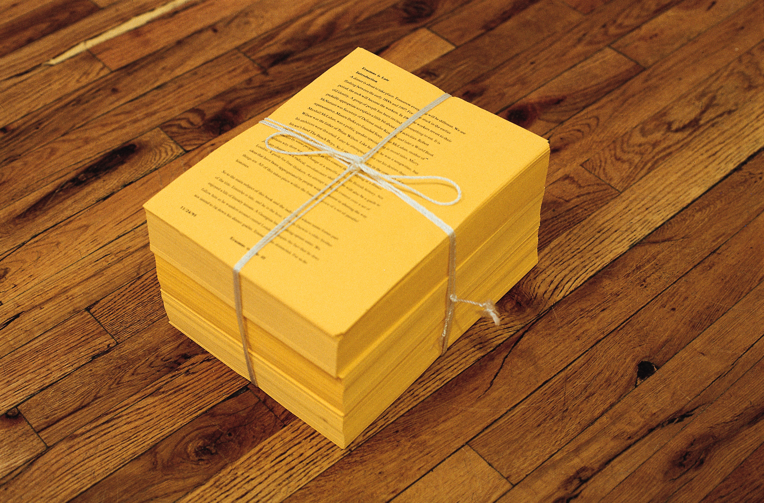 Erasmus is Late Complete Prototype Manuscript File, 1995