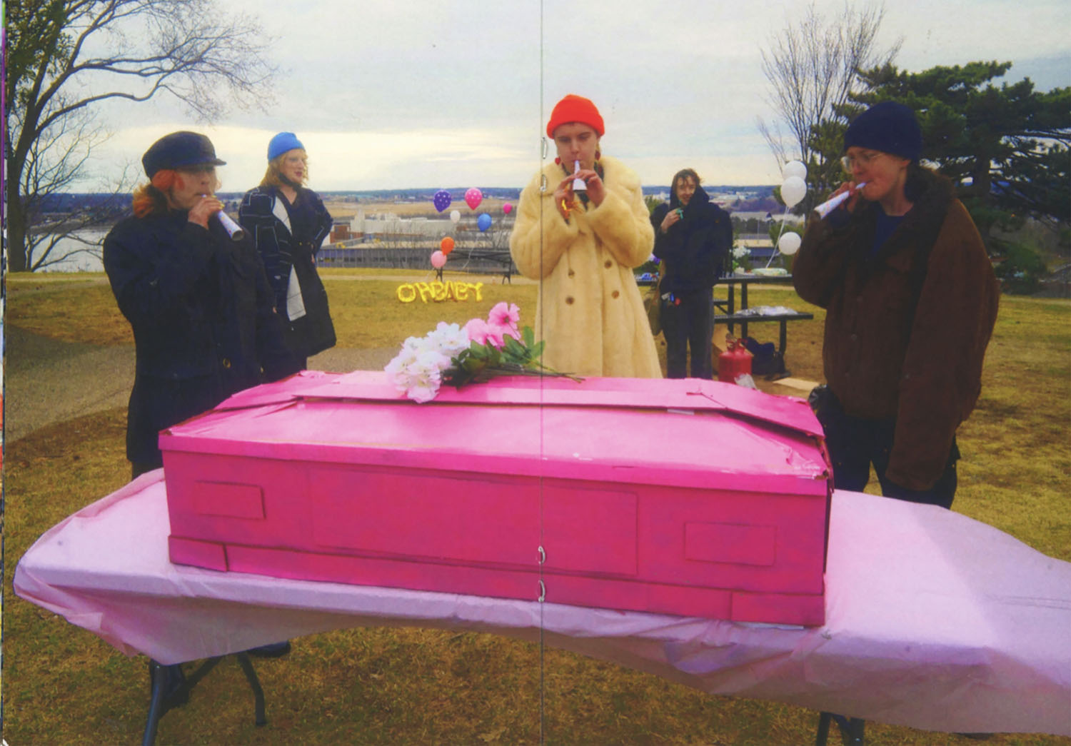 spread from Untitledzine, 5" x 7", 2022