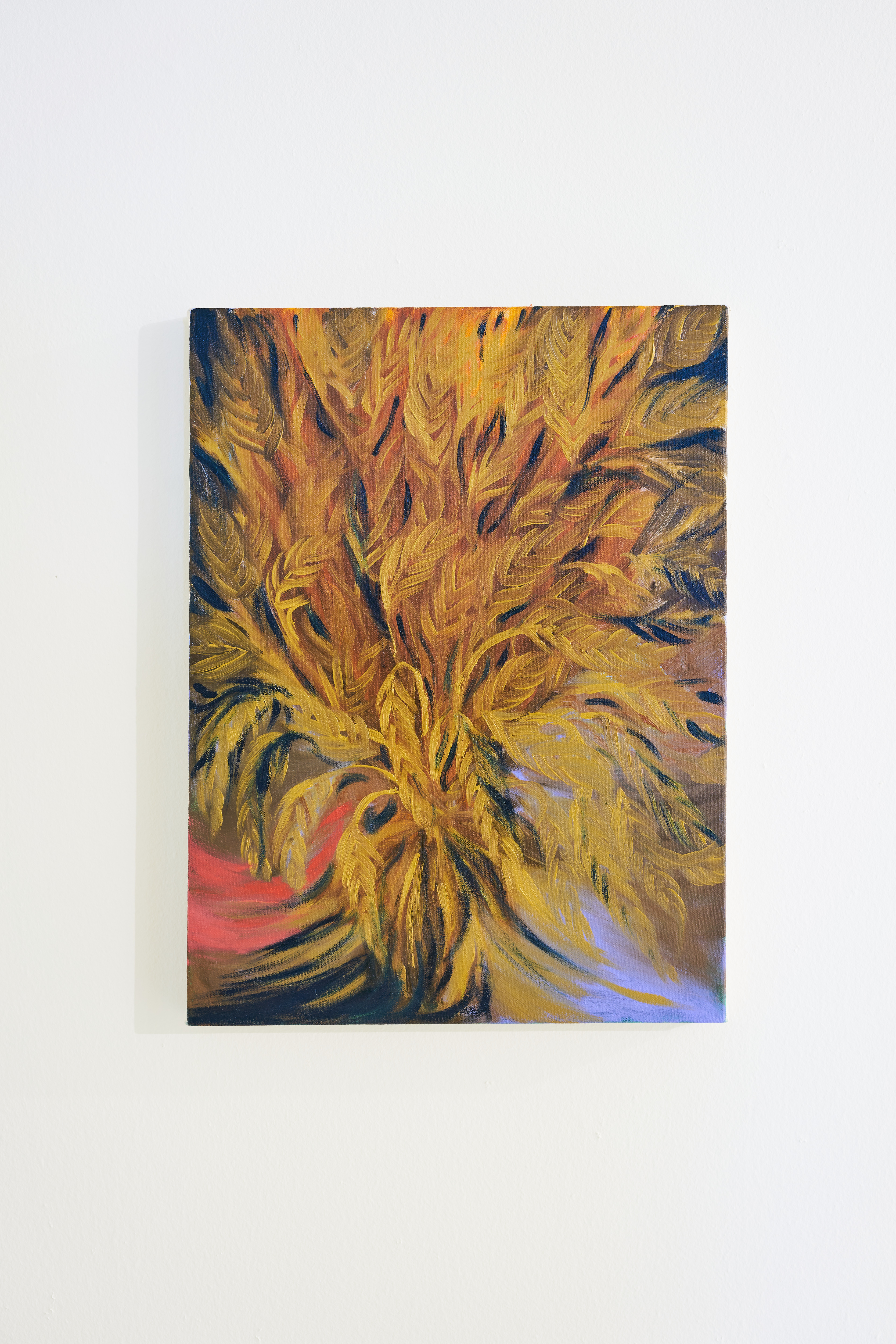'Sheaf', 2021. Oil on canvas, 30x40cm
