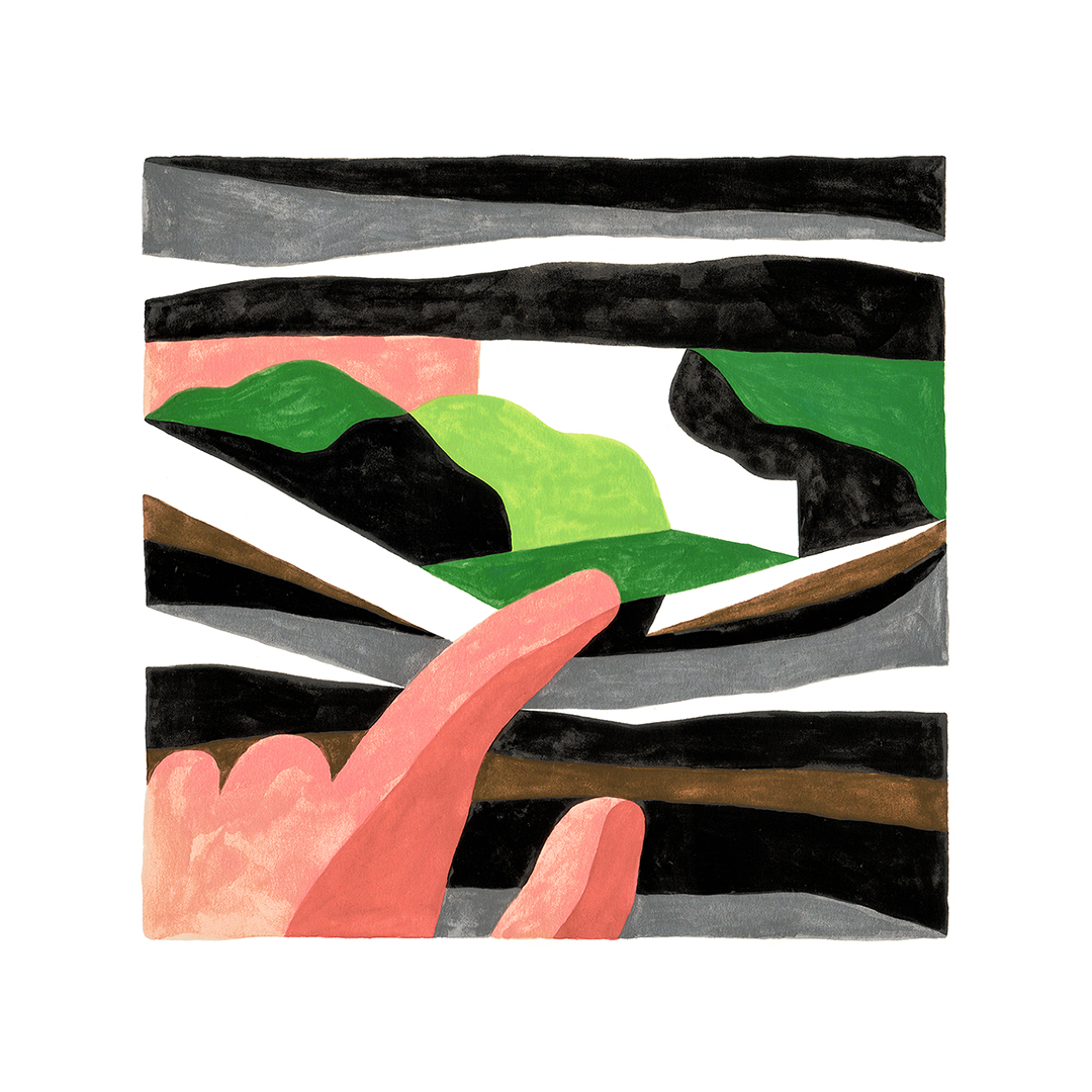 Robert Sotelo ‘Observatory Gardens’ 7” cover. Kingfisher Bluez, 2018