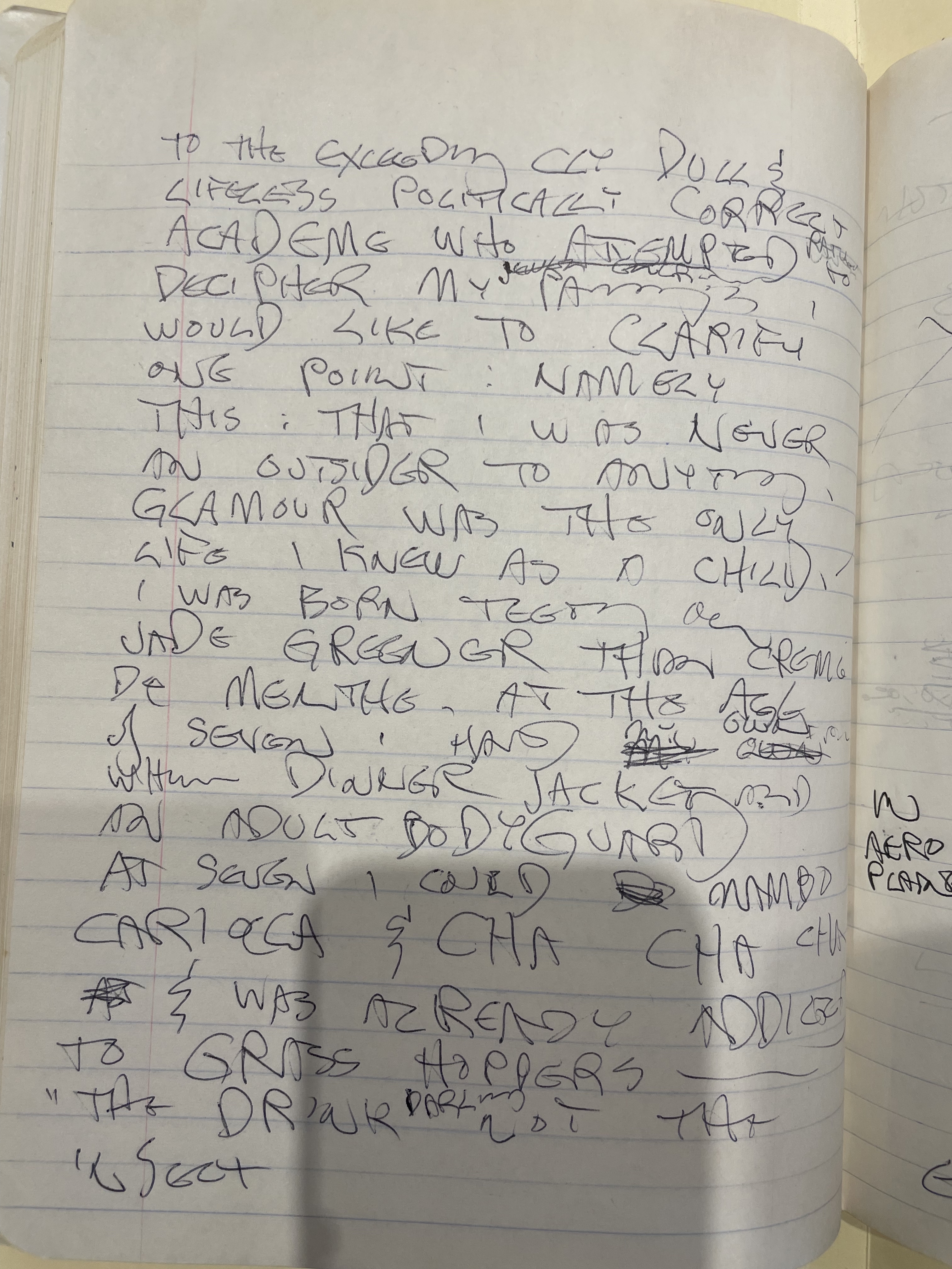 Martin Wong: Sketchbook (Where Is He Now), undated; Photo: Cecilia Bien; Copyright Martin Wong Foundation, Courtesy of the Martin Wong Foundation; P·P·O·W, New York, and Fales Library & Special Collections, NYU.