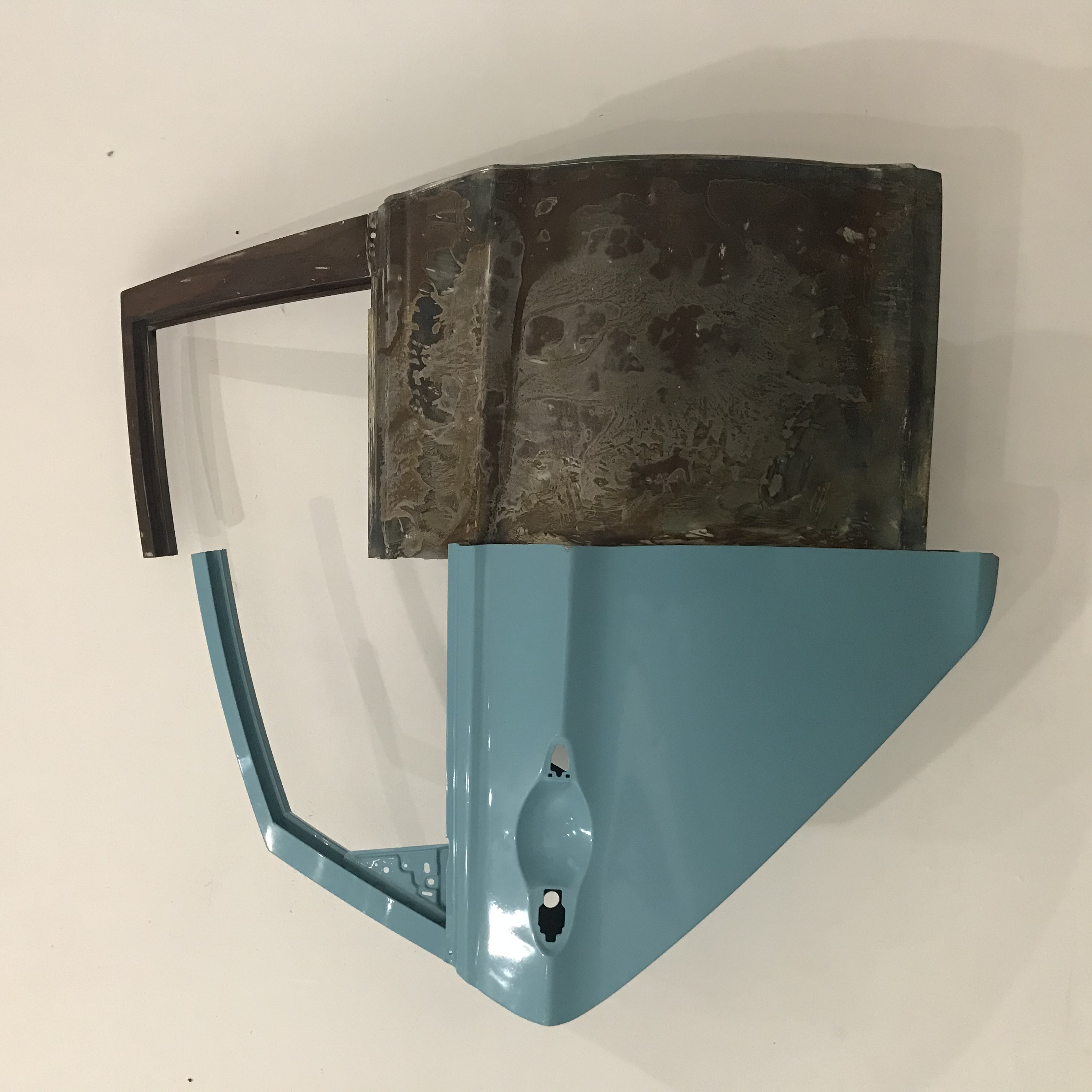 SOLIPSISM 1 | 2020 | car door, duco paint | Variable dimension | series 1 of 5