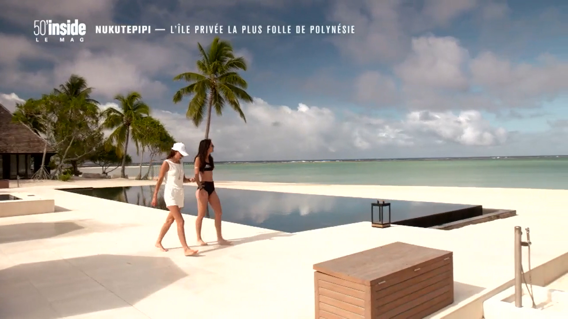 Nukutepipi, a private atoll in the French Polynesia.