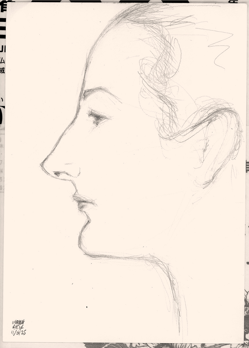 132. sketching sargent at home 08.11.25