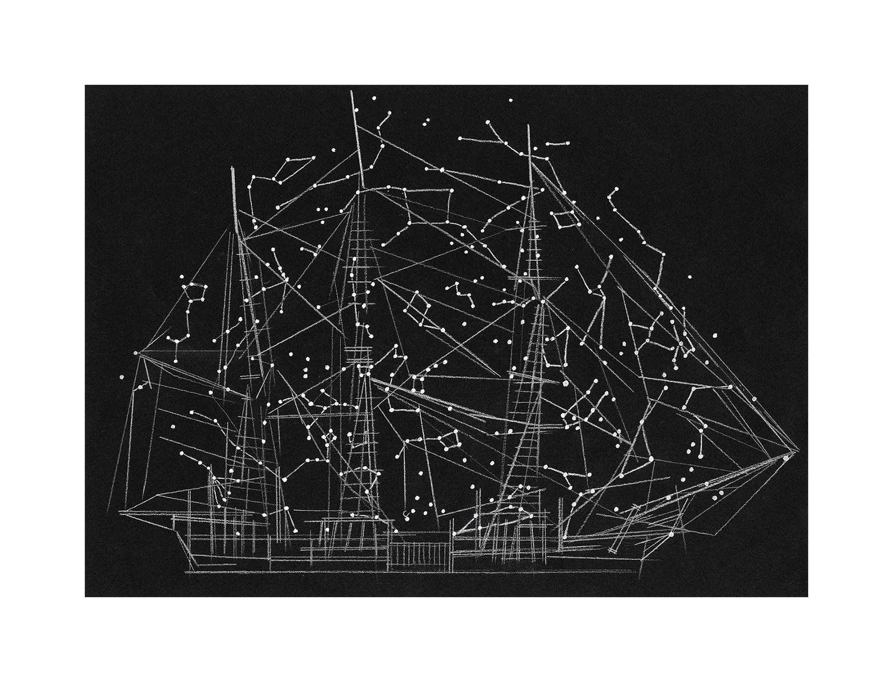 Alison Turnbull, Navigating Moby Dick, 2019 © Alison Turnbull