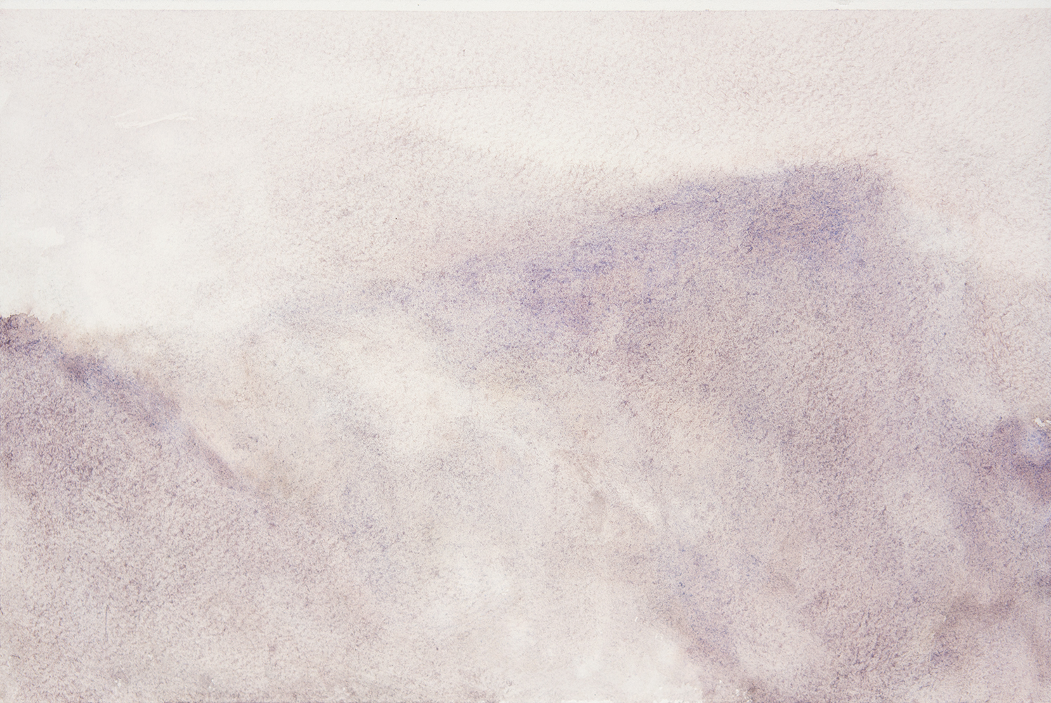 Distance, couchant, pluieaquarelle sur papier19 x 28 cm, 2023