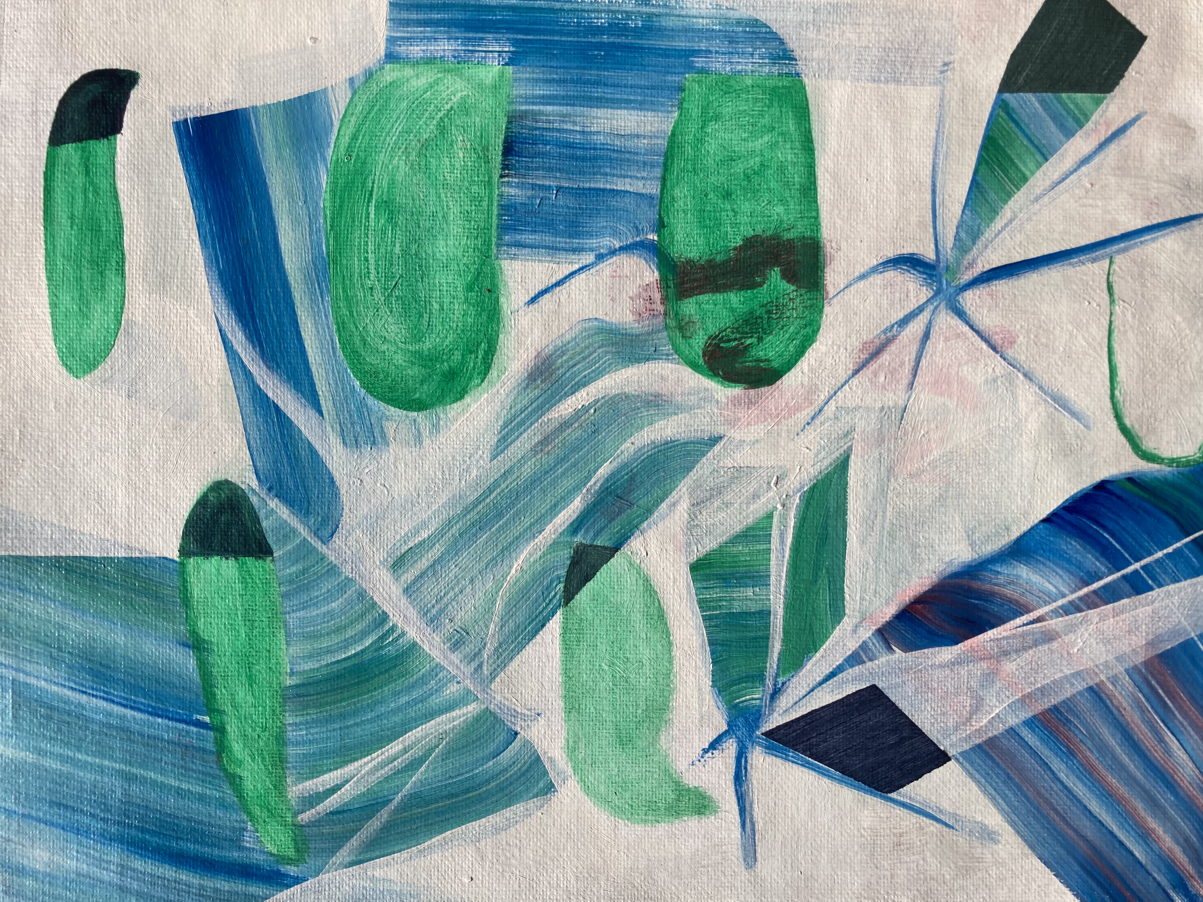 你是风儿 我是沙, 2021 / Oil on canvas 12x9in