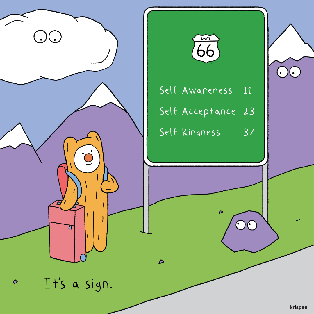 The road to inner peace.