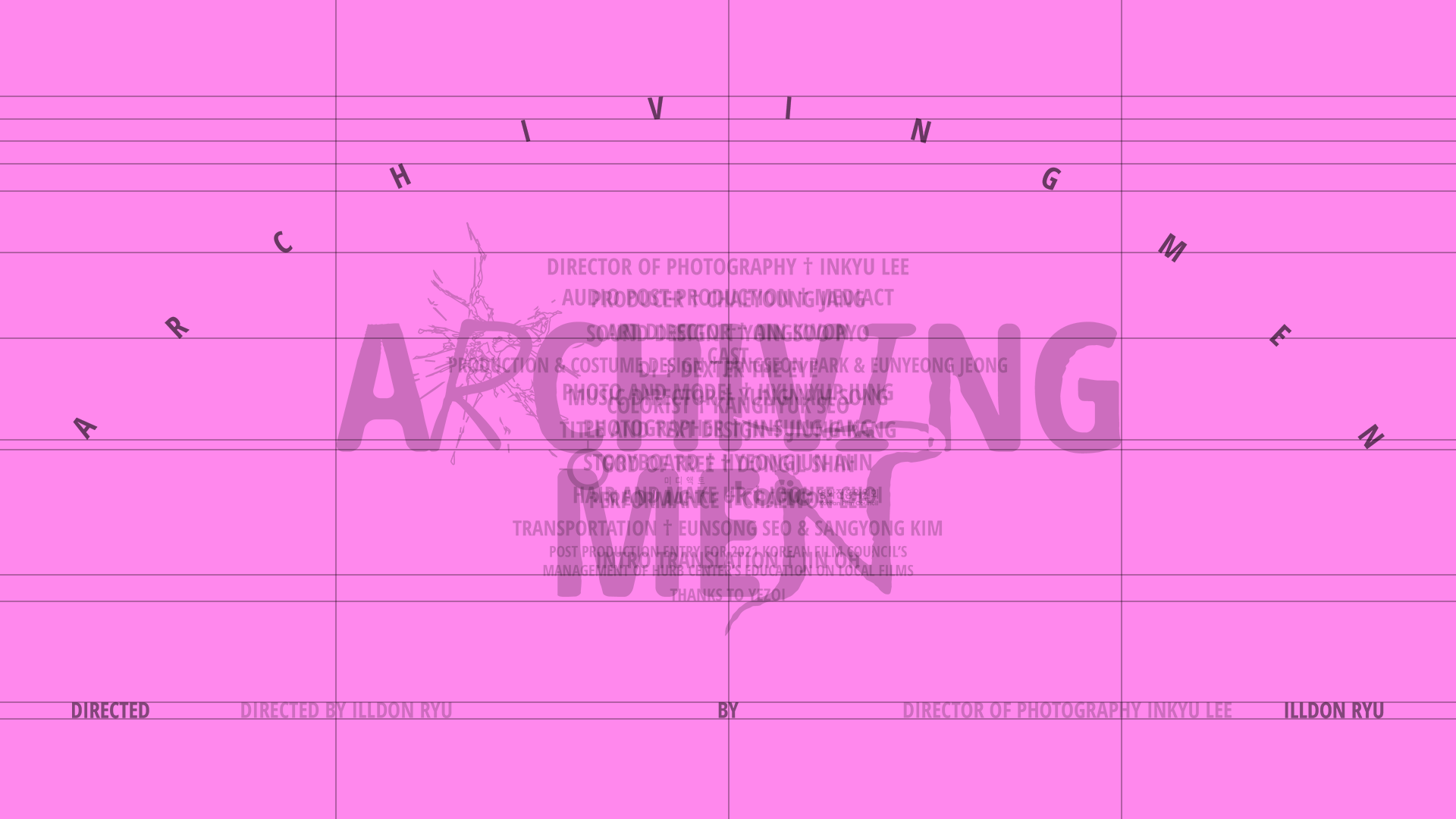 Title Design & Typography for Film ‘Archiving Men’(2023)