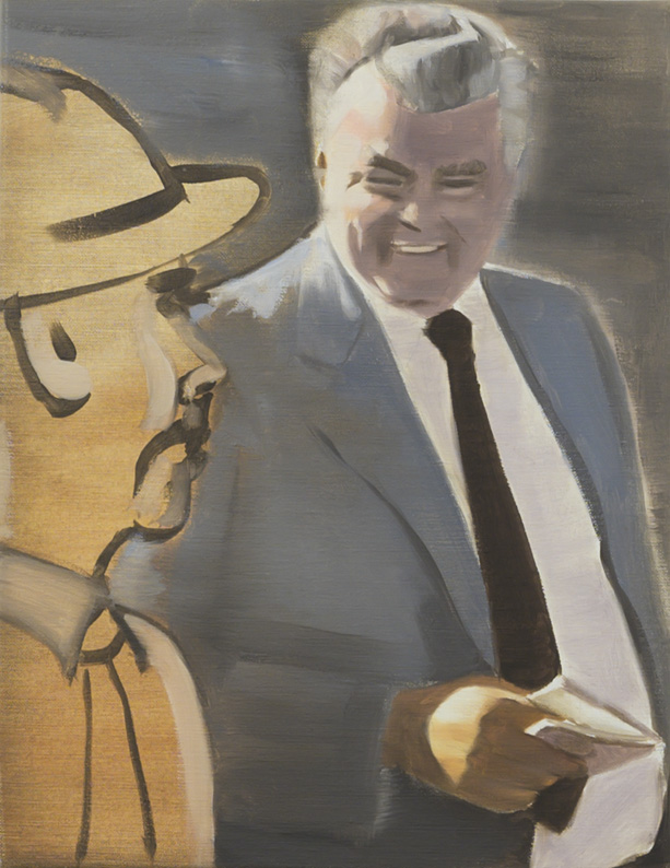 'The Conversation' 2018, Oil on Linen, 36 x 46 cm