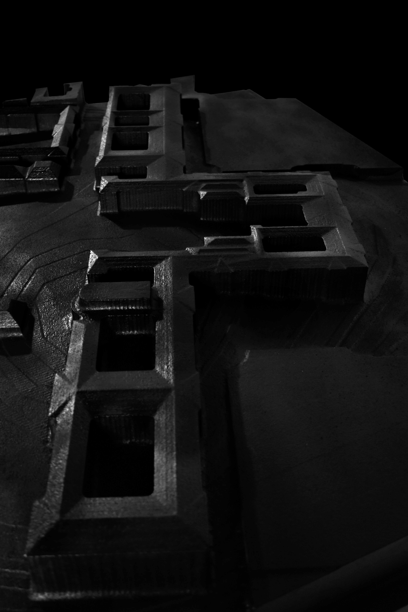 Model of the Castle of Versailles and its surroundings
