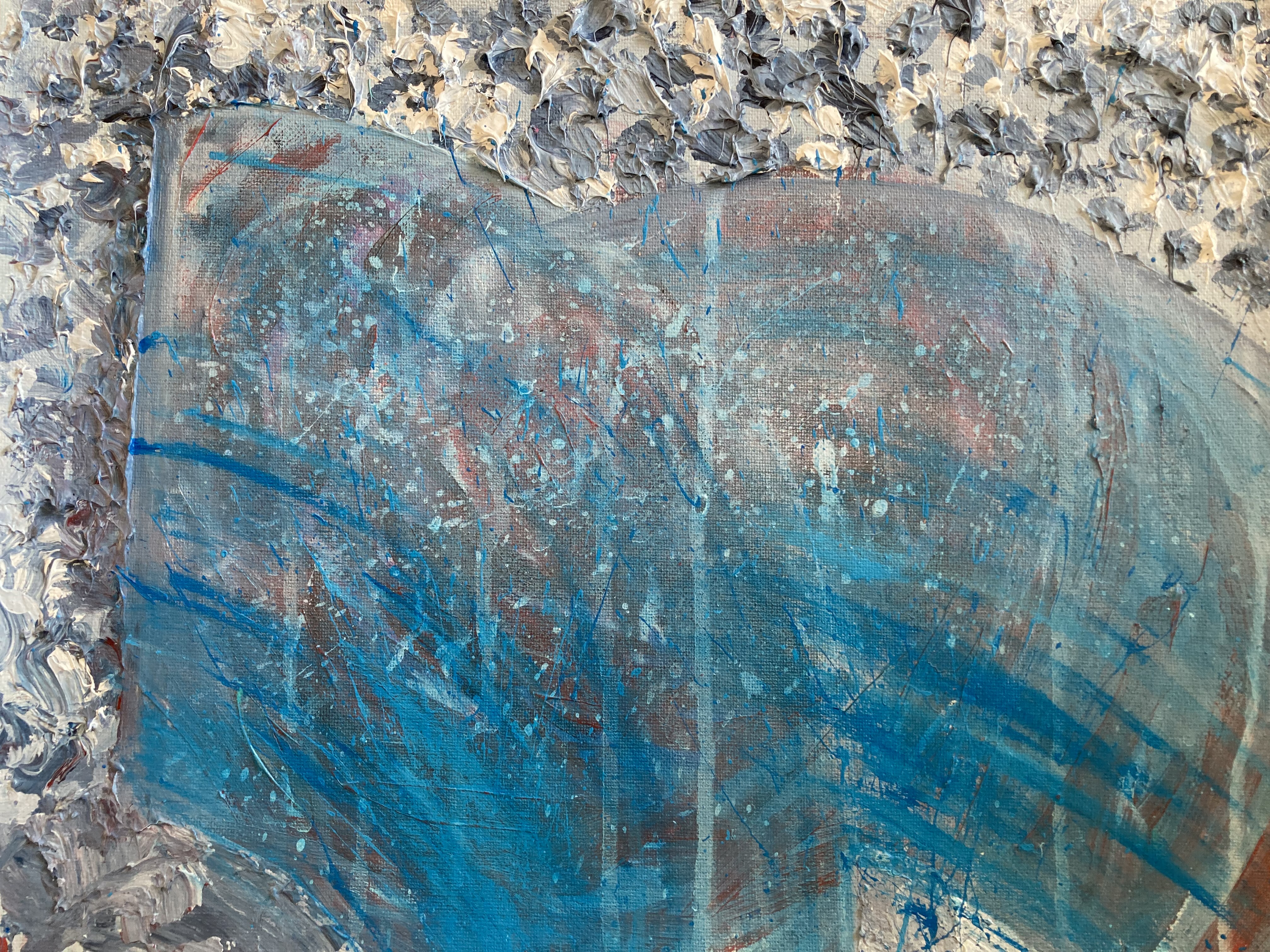Wiper Fluid, 2022 / Acrylic on canvas 12x16in