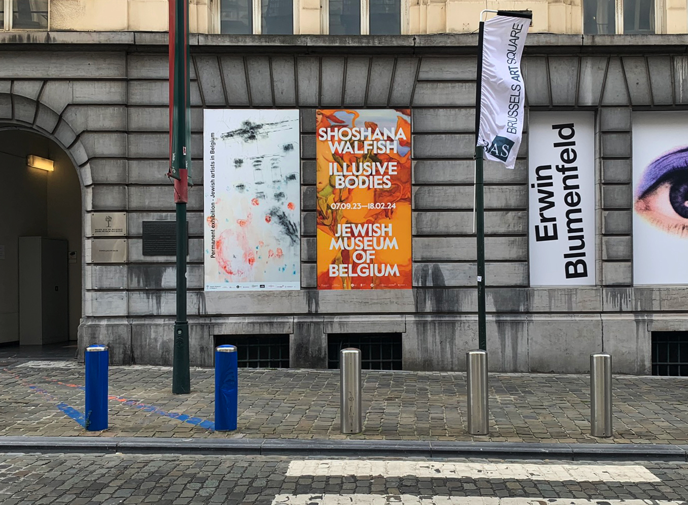 Shoshana Walfish: Illusive BodiesExhibition graphic design