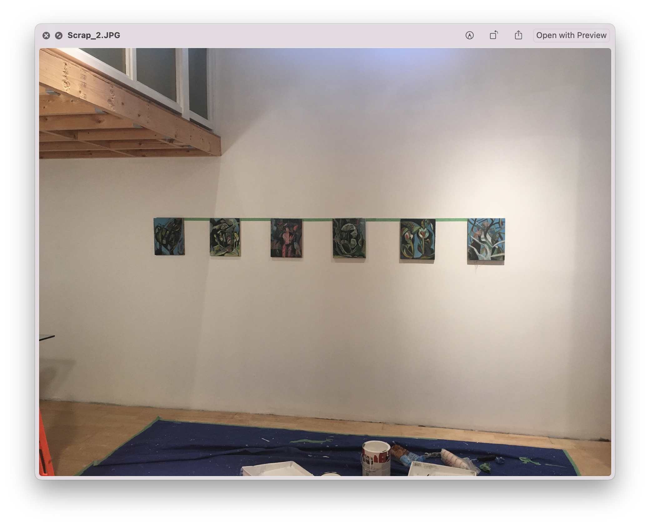 My practice happens on white walls