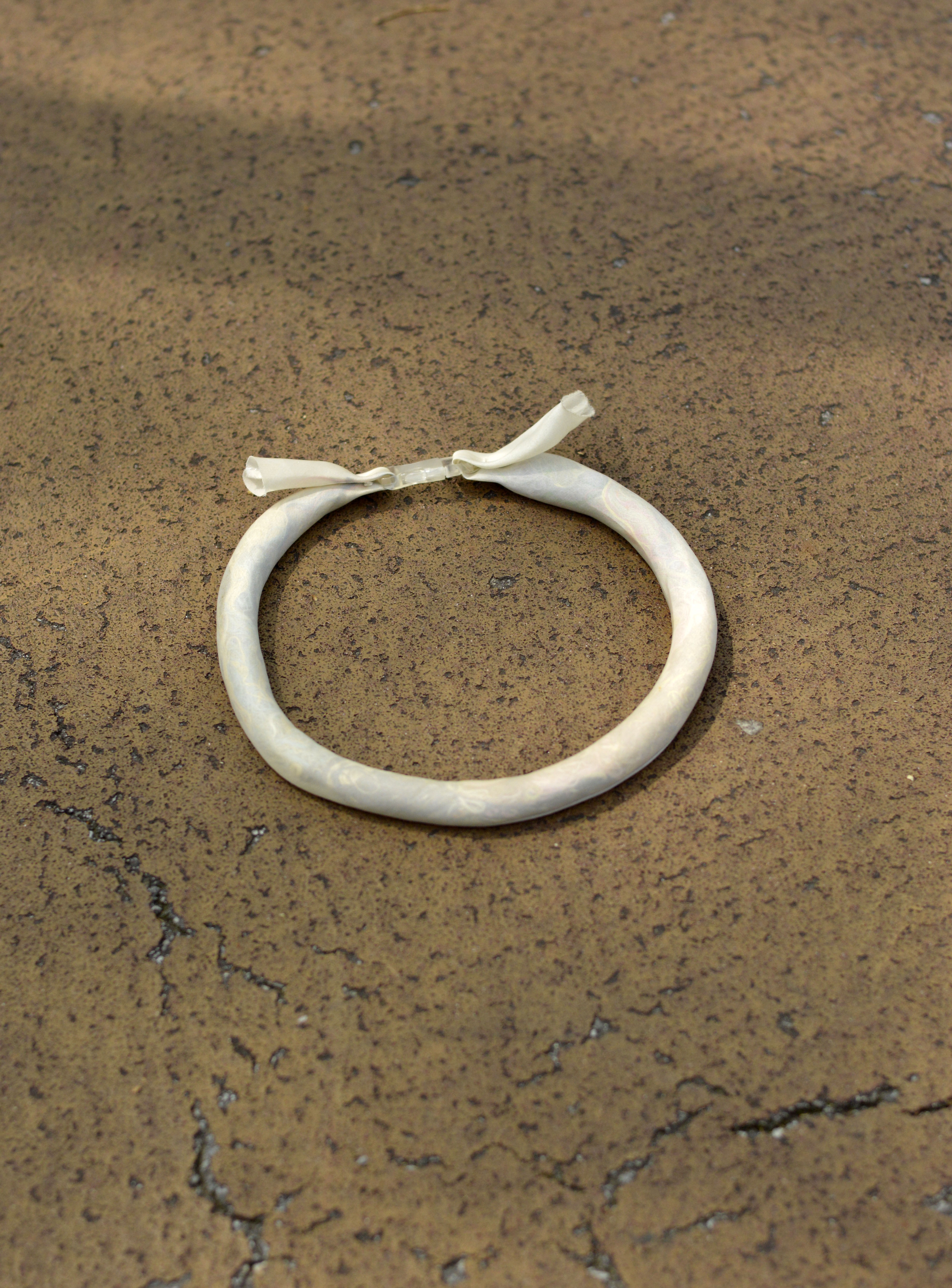 Silk Sausage Necklace