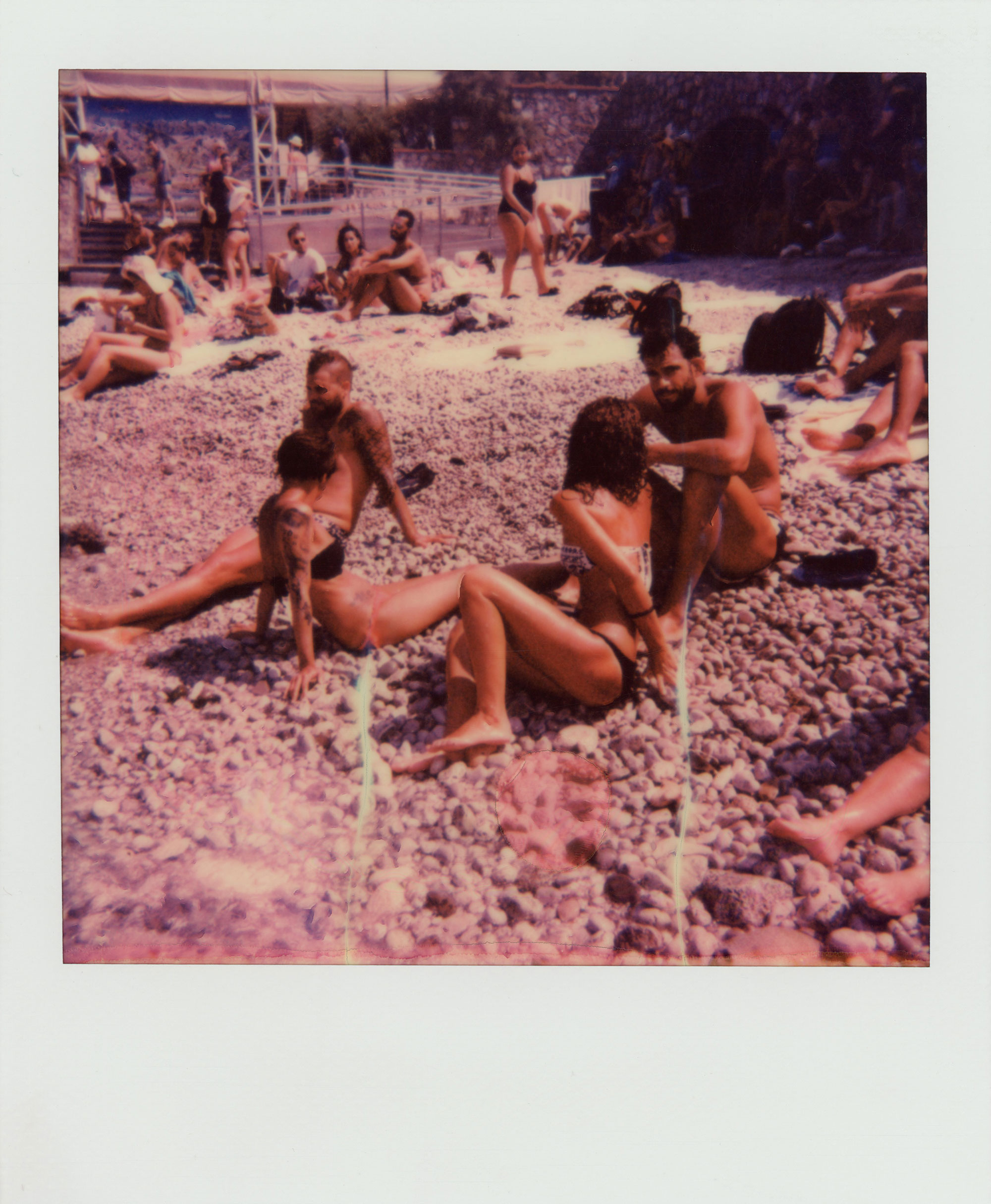 Beach (Polaroid), Capri, 2018