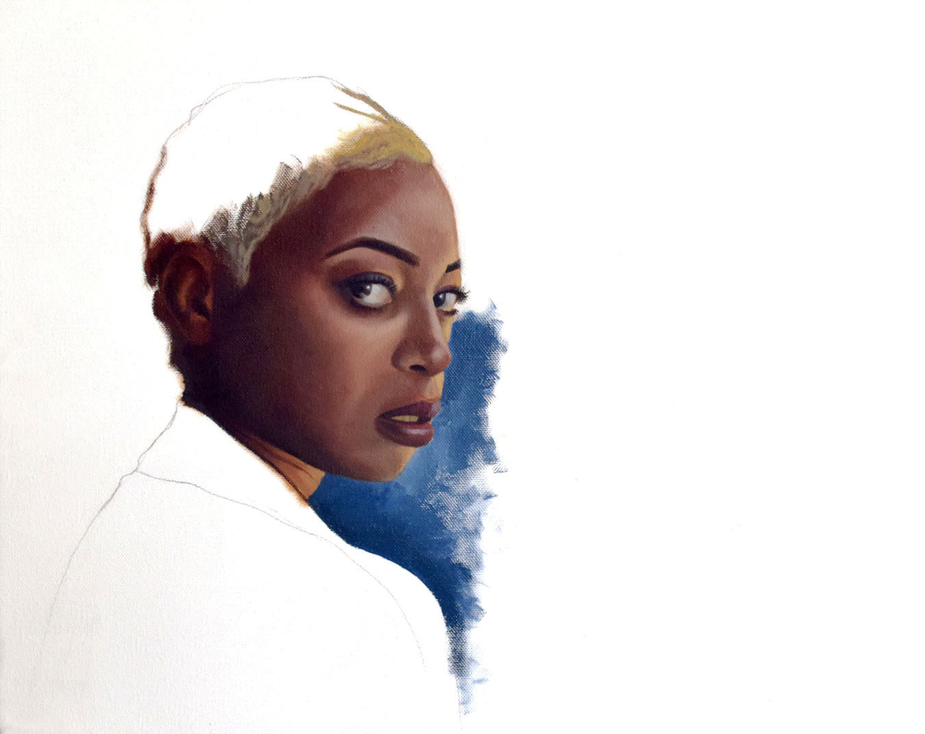 Trae, oil on canvas, 2015