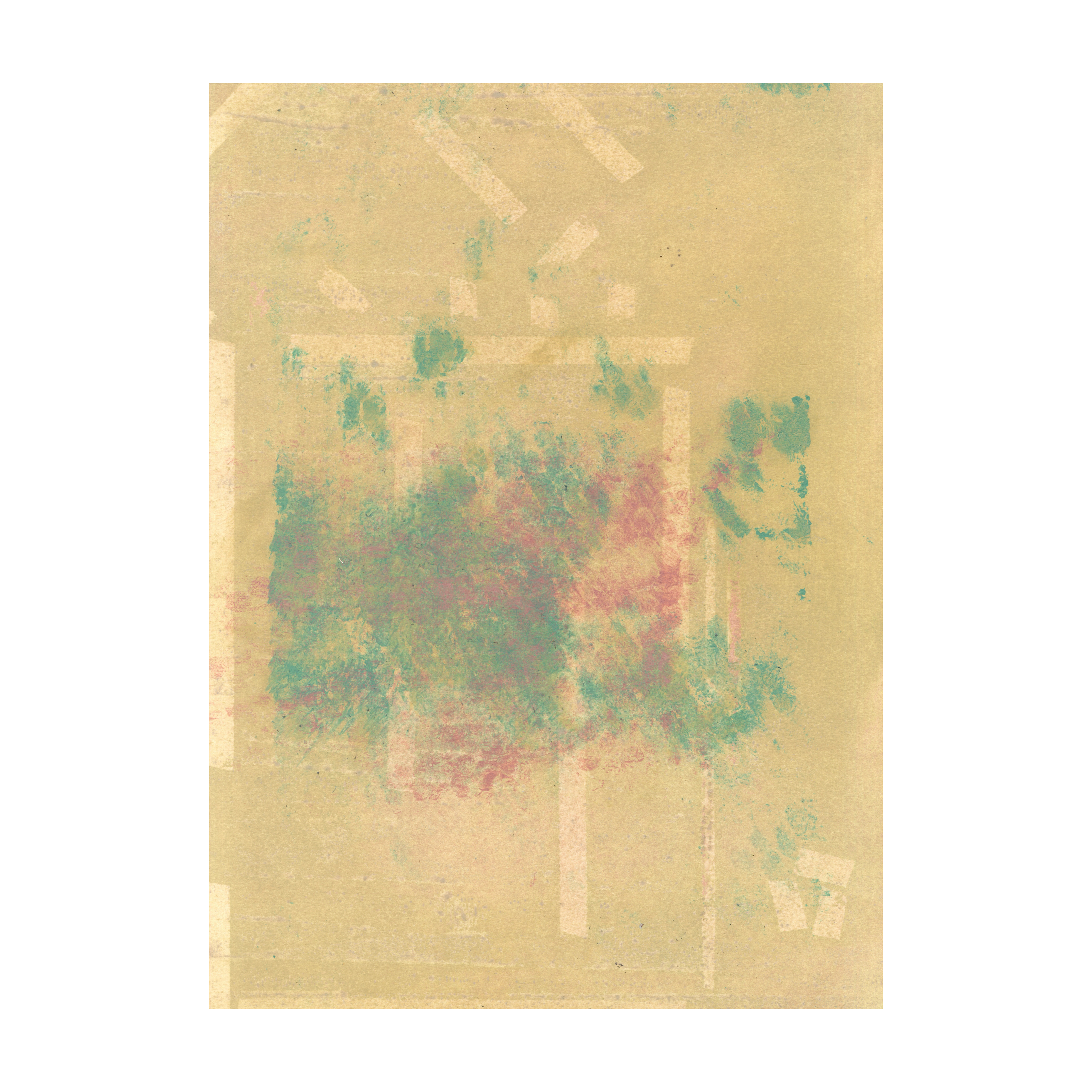 Double Sided (tape), 2026, oil on paper, 40 x 29cm