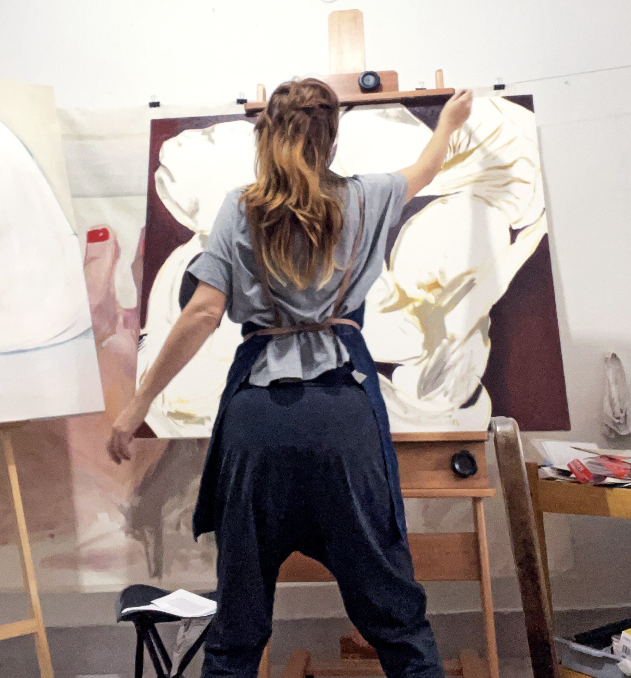 No atêlie pintando Cogumelos (2023)