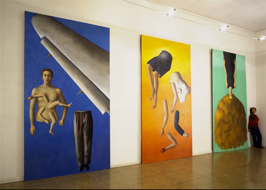  FRAMMENTI DI ORESTIADE   1998 oli su tela cm 380X600