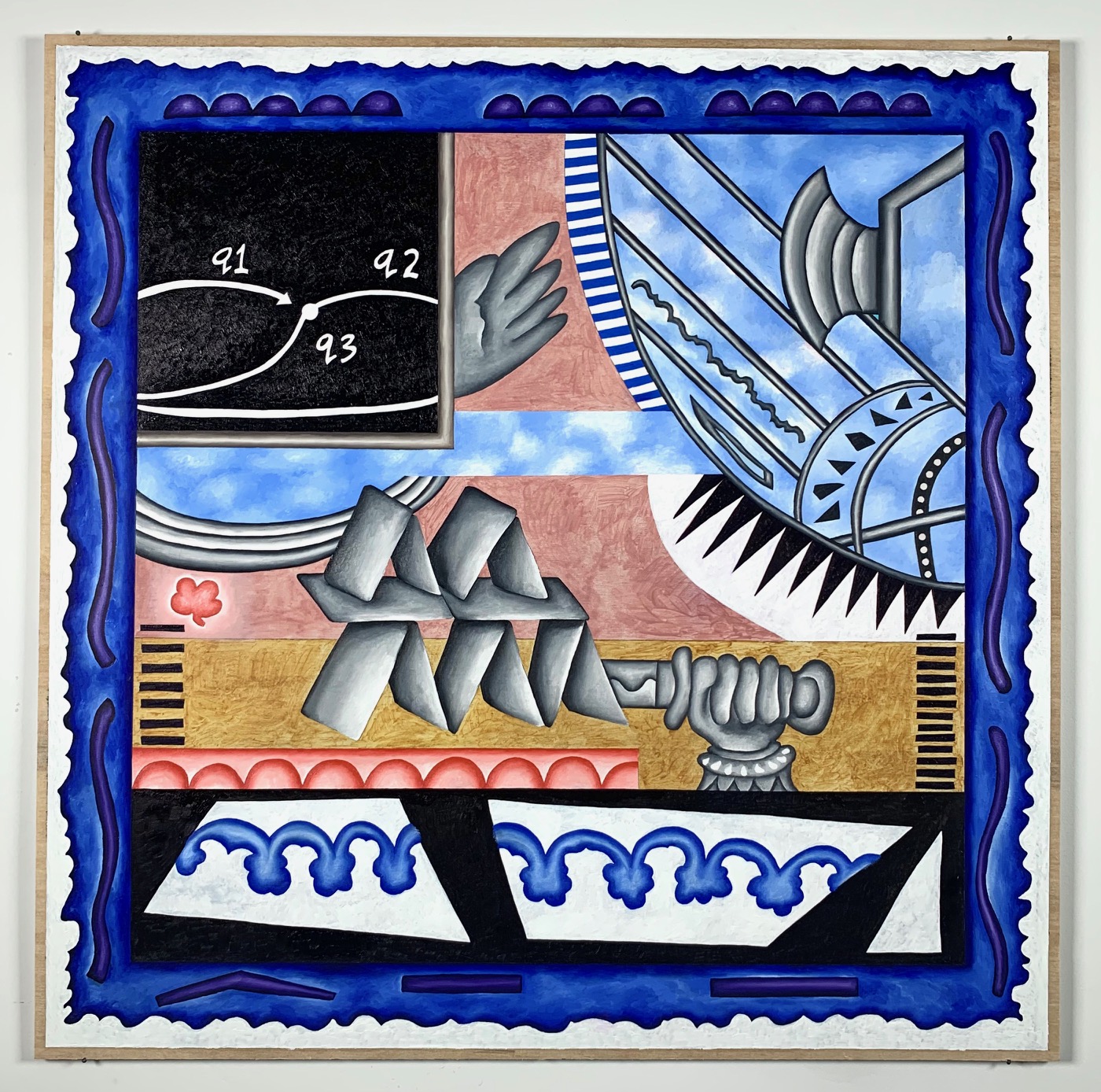 Playing Card N3, 2020oil on panel24 x 24 inches (61 x 61 cm)