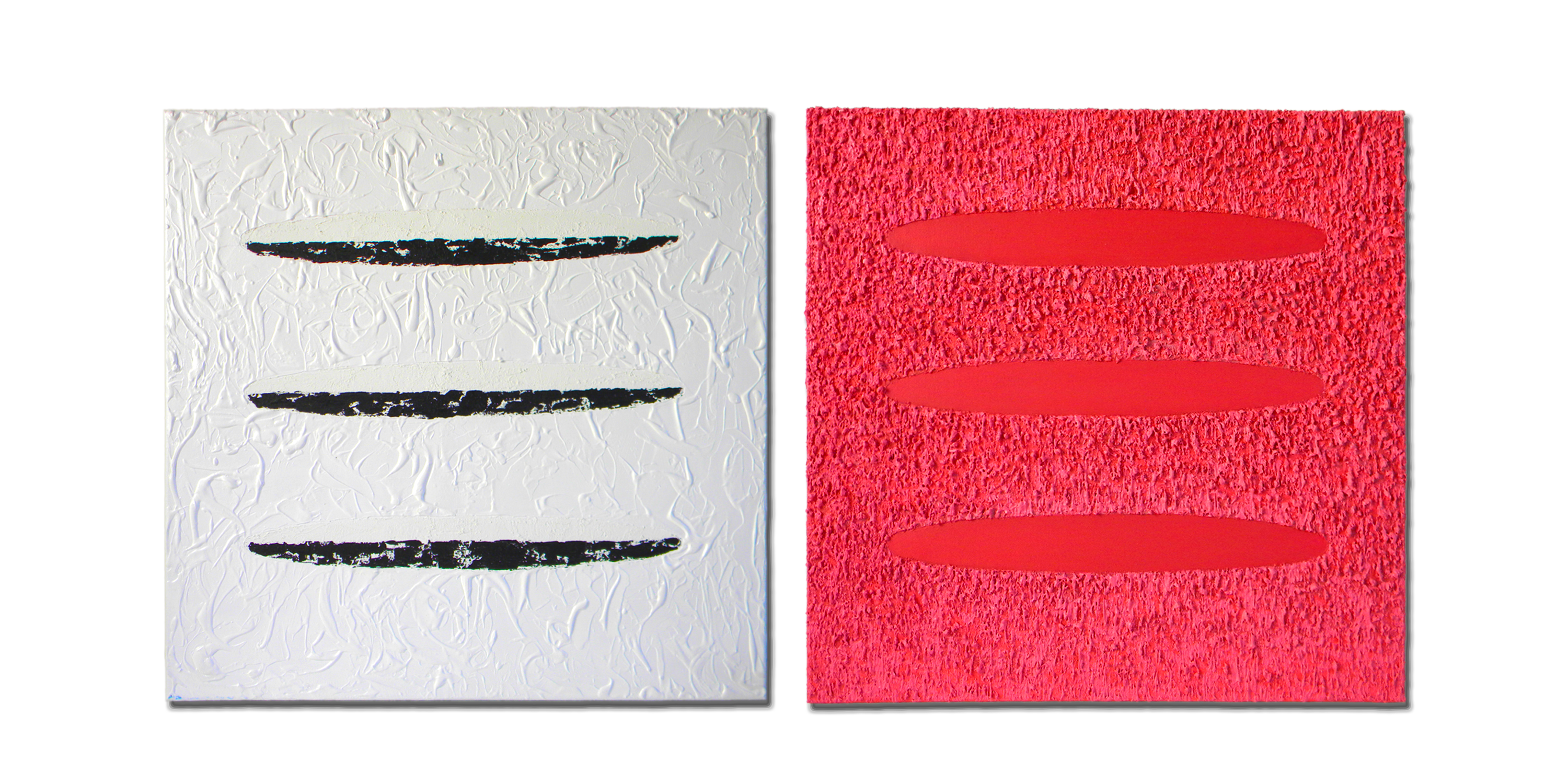 "Sin Título" - Técnica mixta s/tela - 80x80 cm - Año 2012 / "Sin Título" - Técnica mixta s/tela - 80x80 cm - Año 2012 - (foto Víctor Wolf)