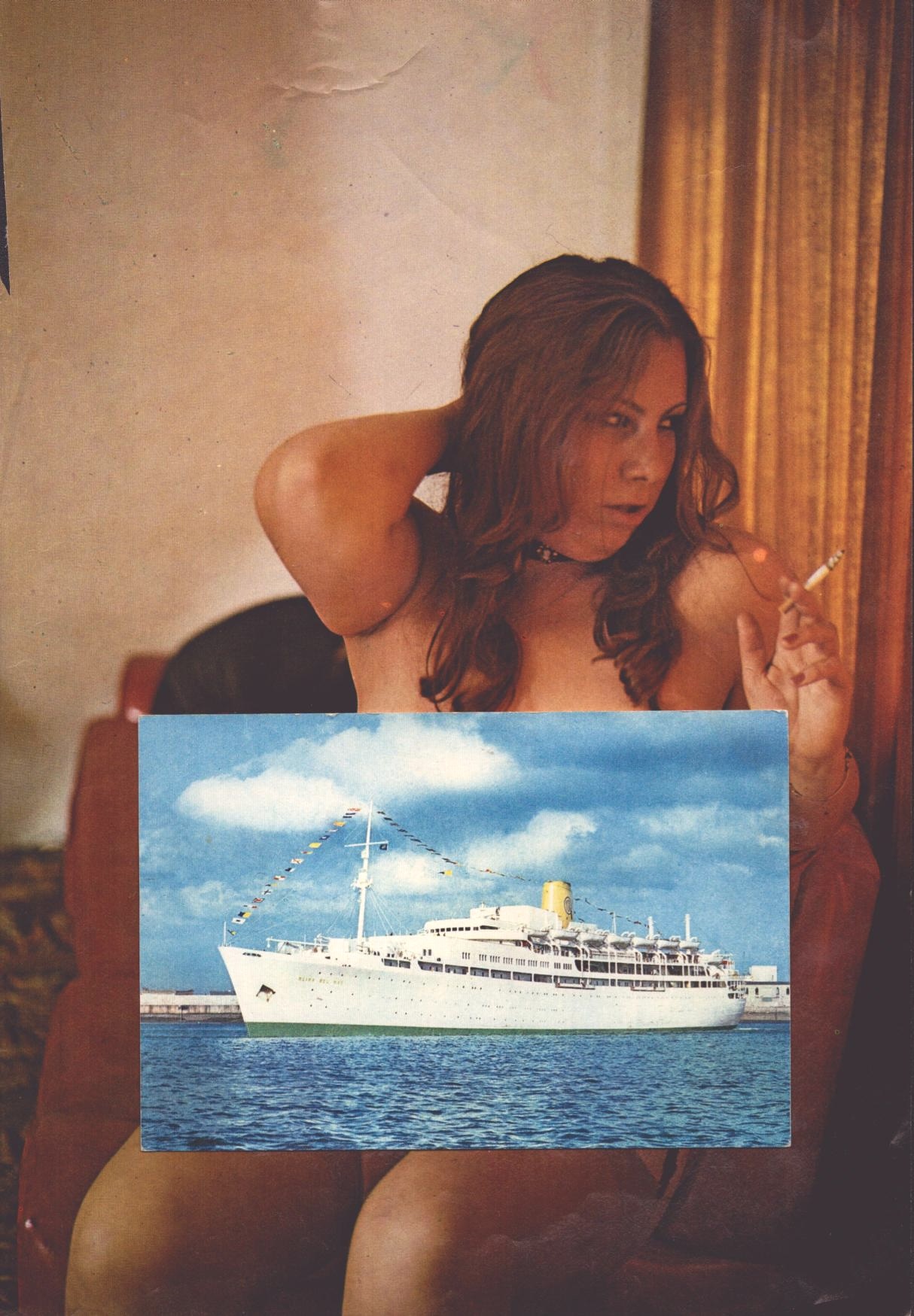 Censorship 6, 2025, photomontage, 24 x 35 cm