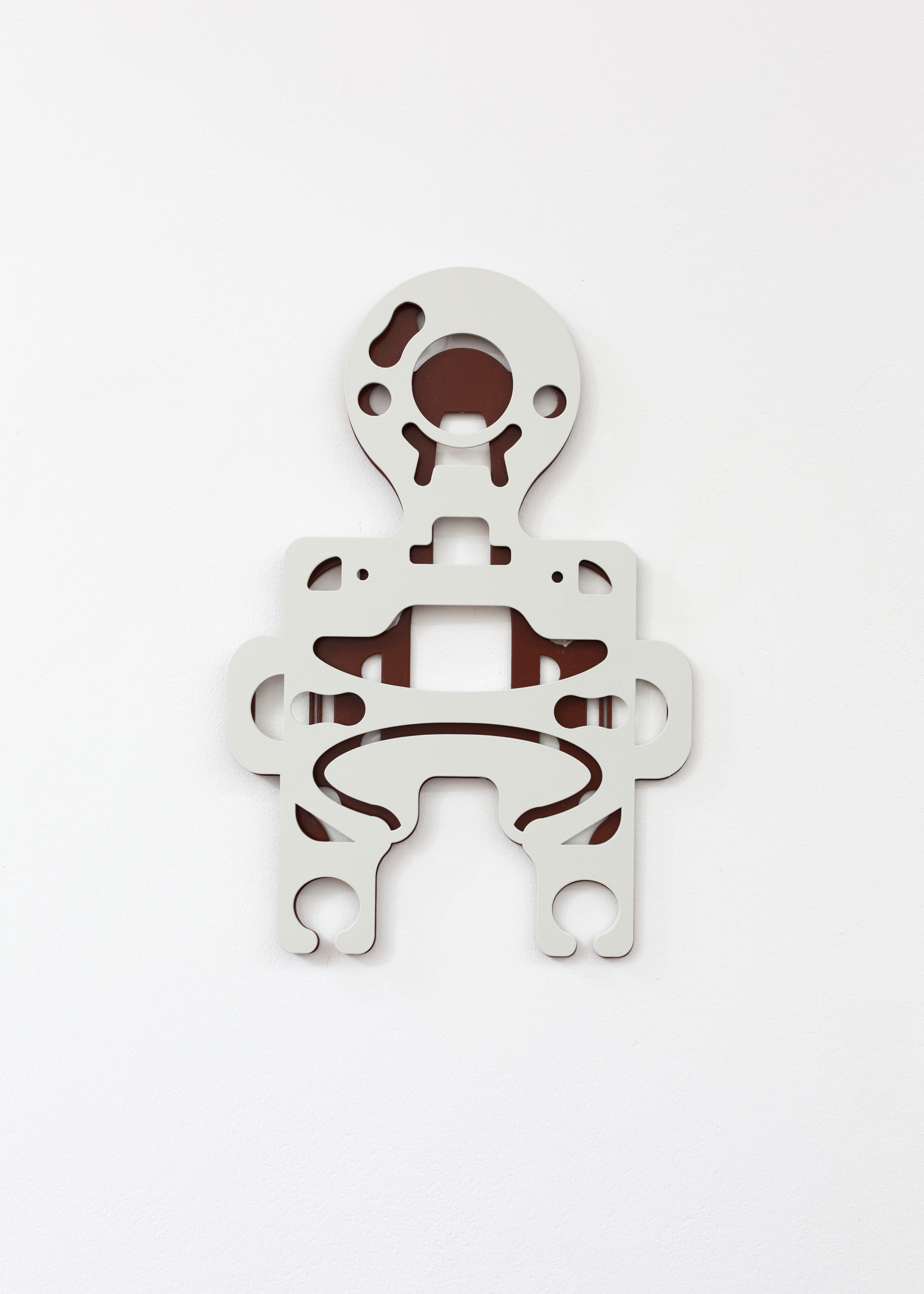 Amba Sayal-Bennett, Cato, 2022, Powdercoated Mild Steel, 29 x 19 x 0.6 cm, (ASB-030322)