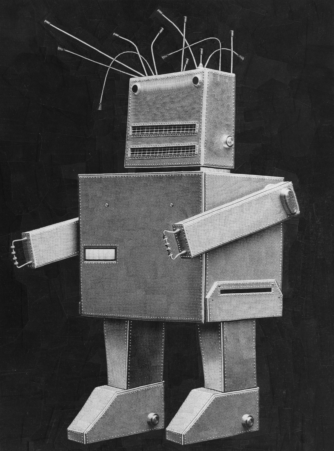 Robot A, 2025, 16 x 12 inches