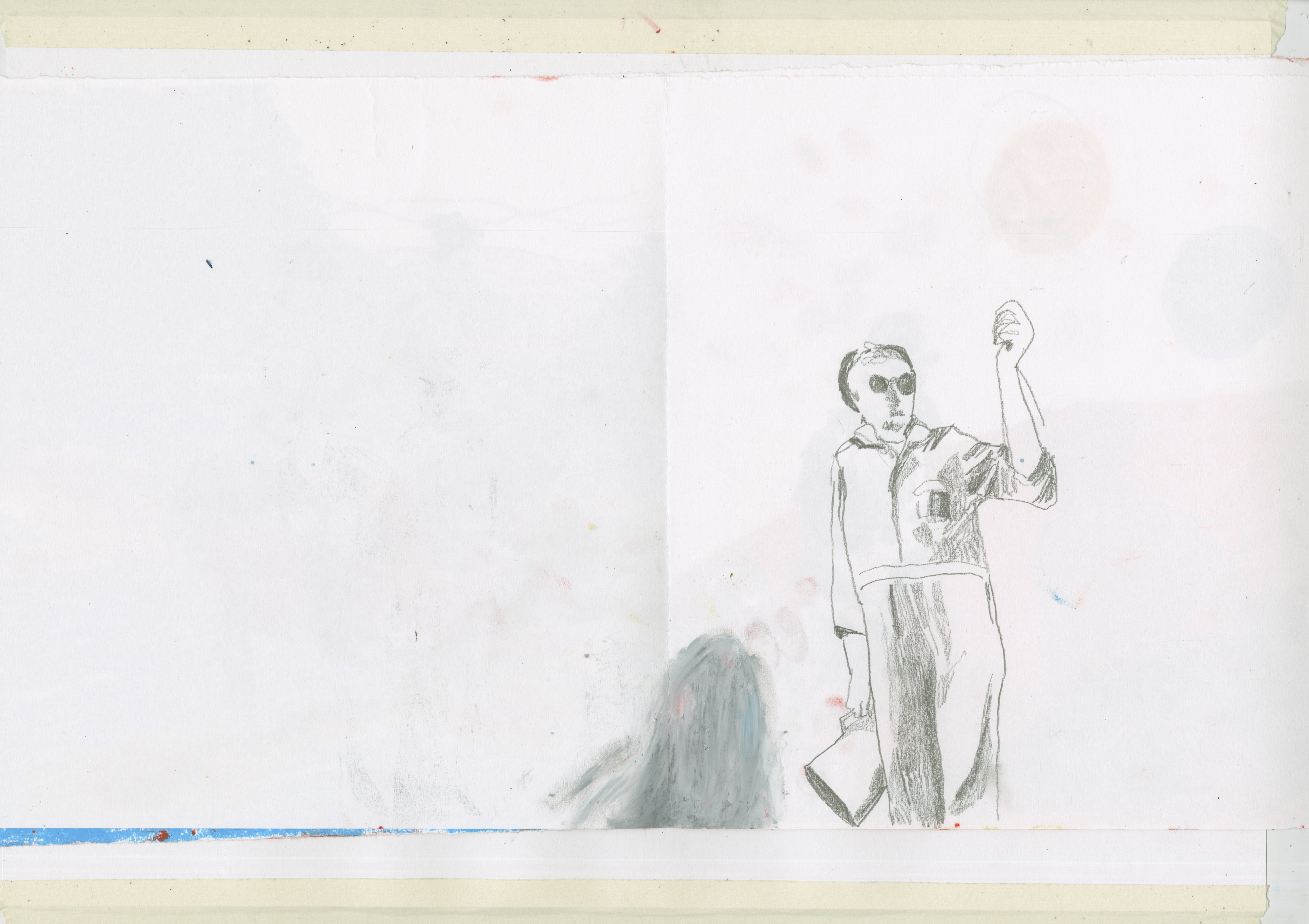 Ik deed een 24 uurs project waarin ik mijzelf de opdracht gaf elk uur een zine te maken. Dit is er één van. -winter 2023