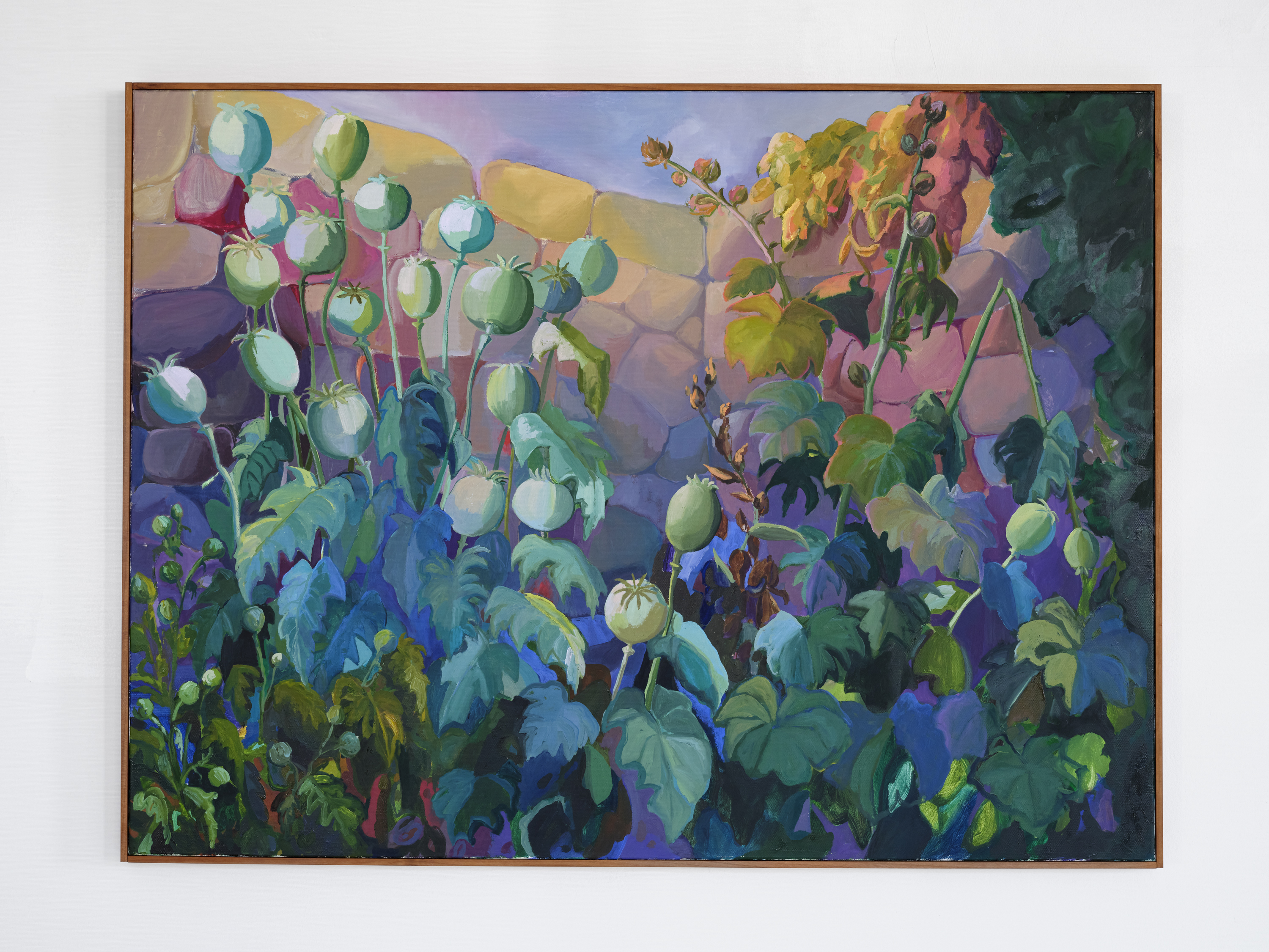 "Garden Encounter", 30 x 40 inches, oil on linen, 2024. $3,000