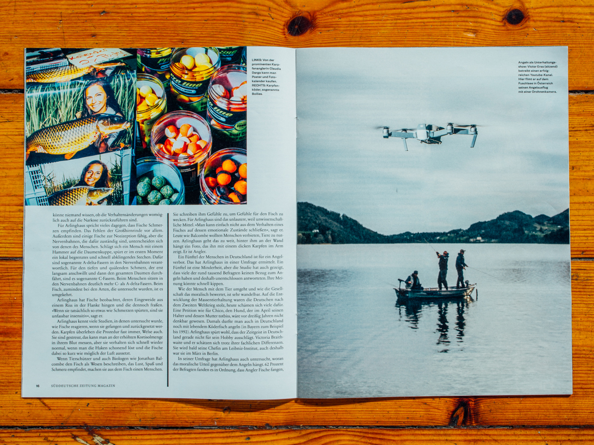 SZ Magazin Nr. 28 / Reportage &uuml;ber das moderne Angeln / Juli 2018