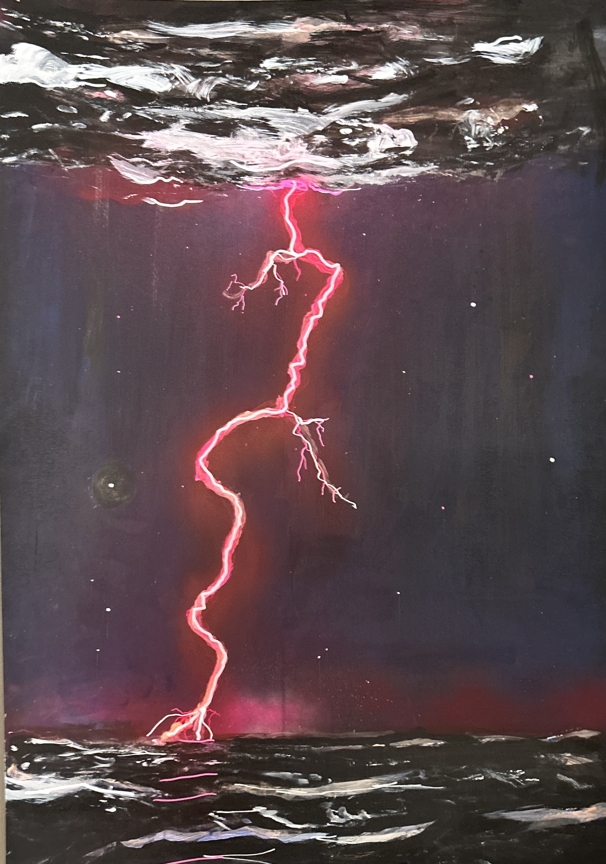 M&eacute;d&eacute;ric N&eacute;binger - Berzerk - Acrylique sur toile - 80*40cm - 2026