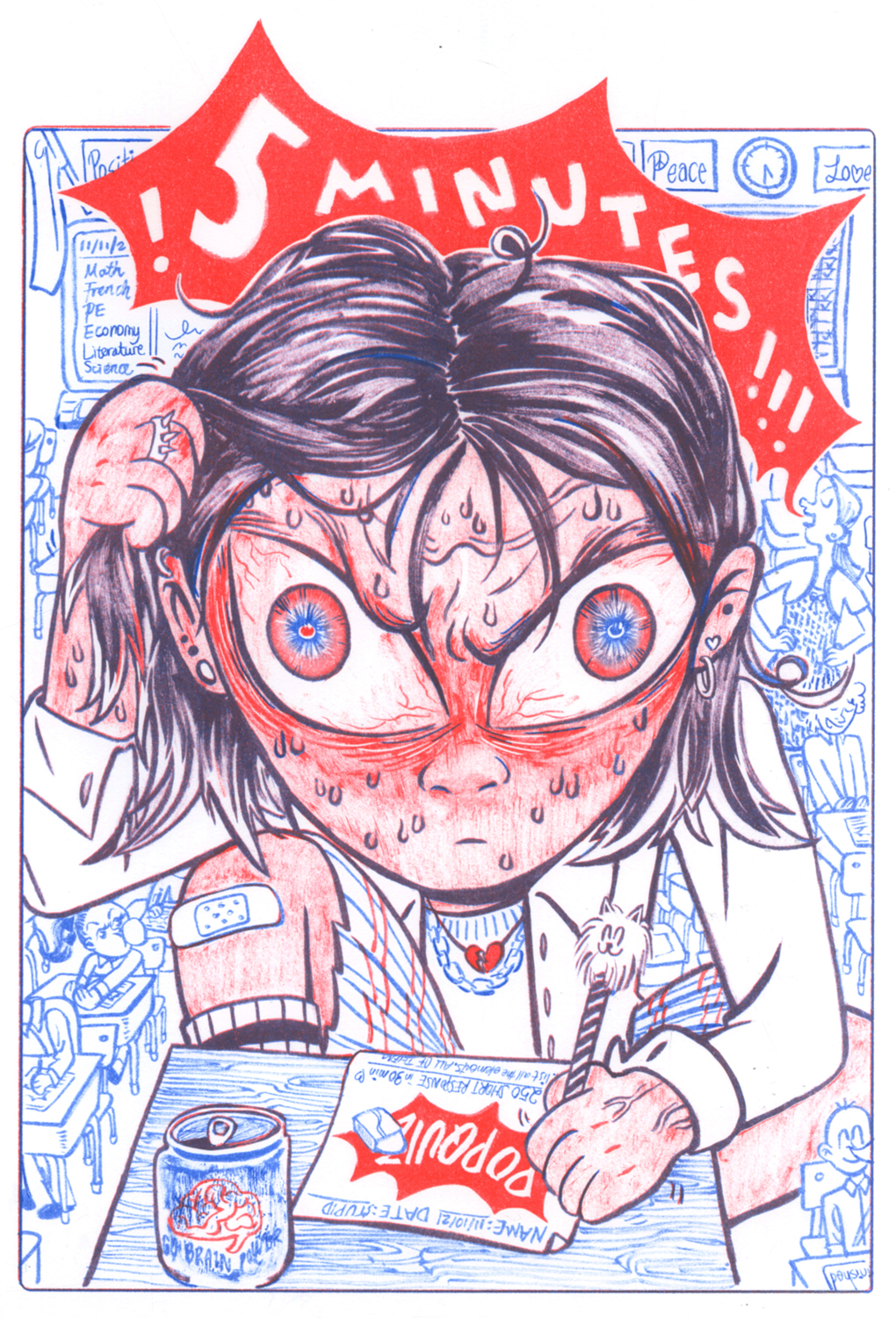 [test taking] ink + riso