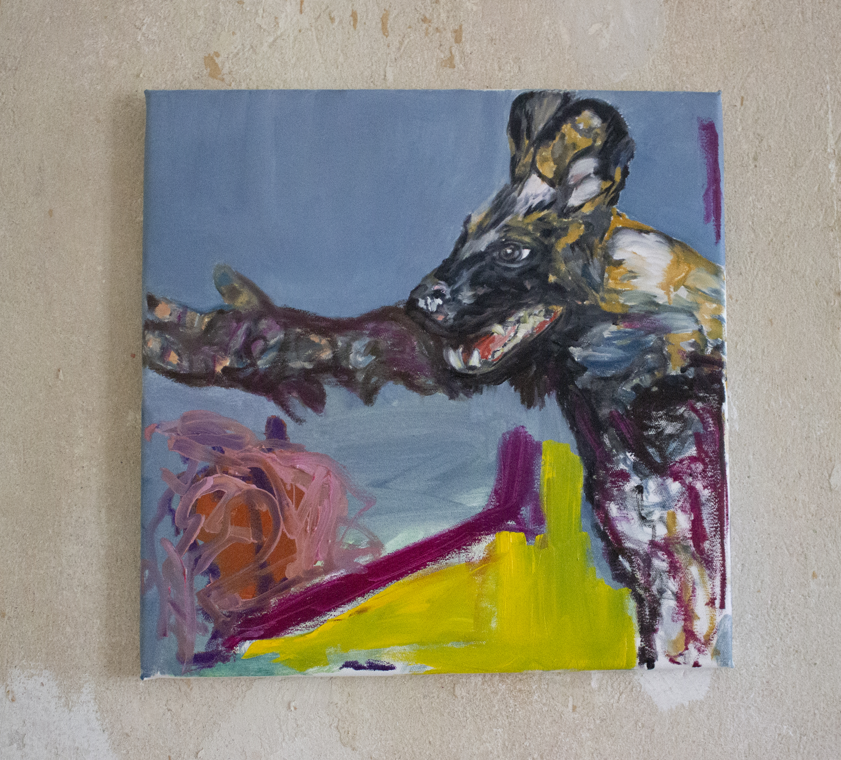 tycoon I., oil on canvas, 50x50cm, 2023