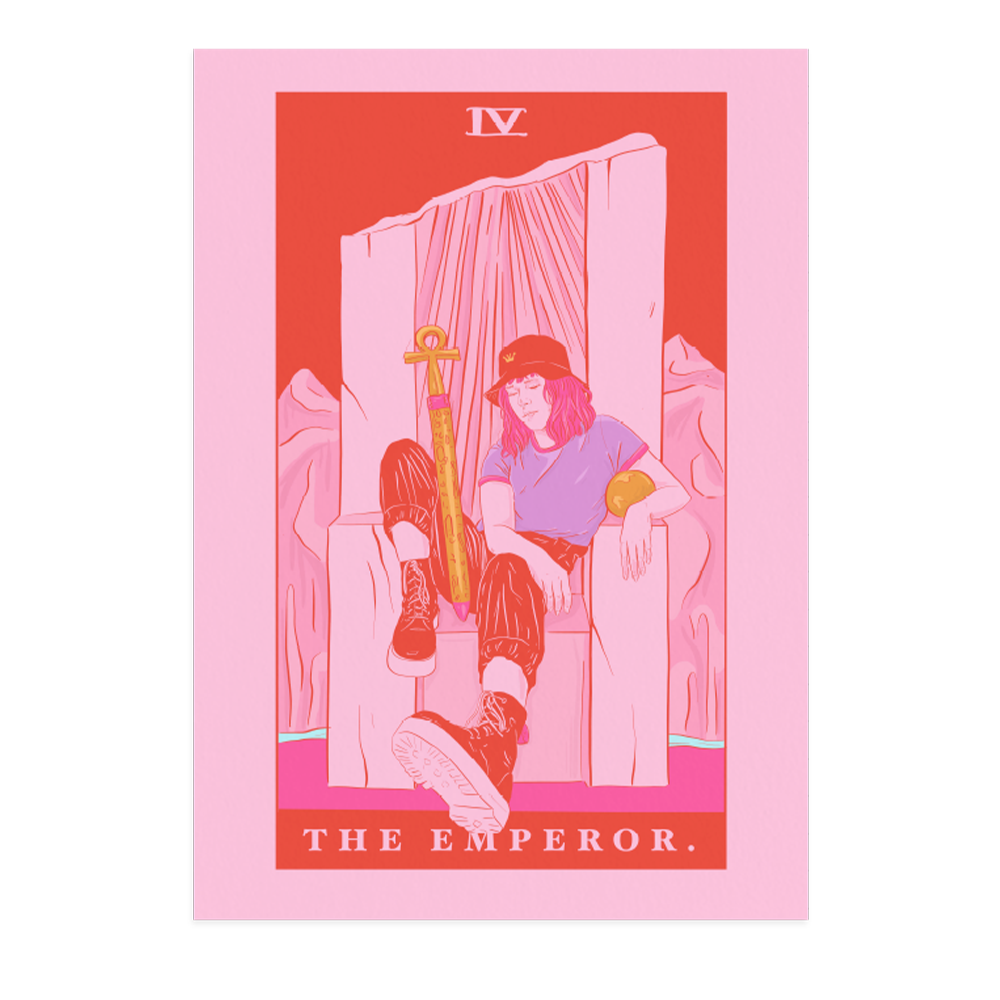 THE EMPEROR ART PRINT $15