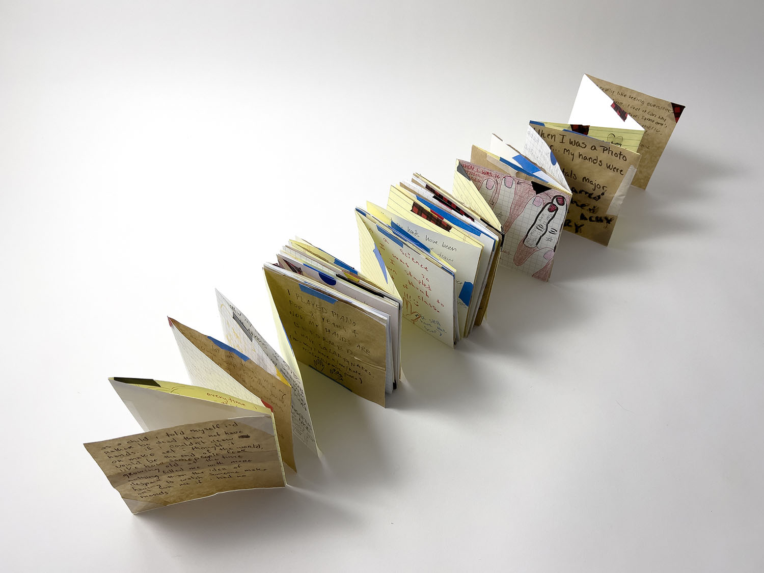 HandsMixed Media, 5&rdquo; x 5&rdquo;, 2022