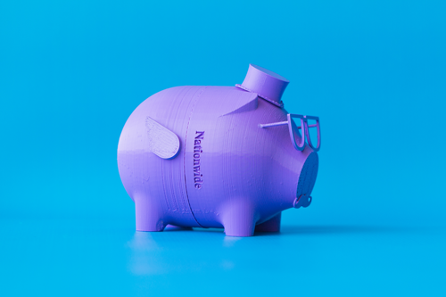 Blue Piggy Bank Illustration Graphic by lizstudio · Creative Fabrica