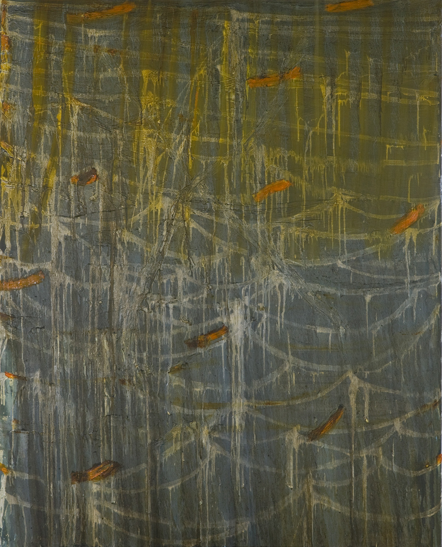 Hymns From the Titanic 2, 2014, oil on canvas, 60x48in