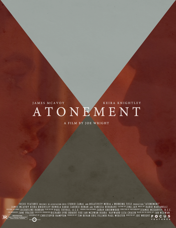  Atonement (2007) Robbie & Cecilia Character Poster