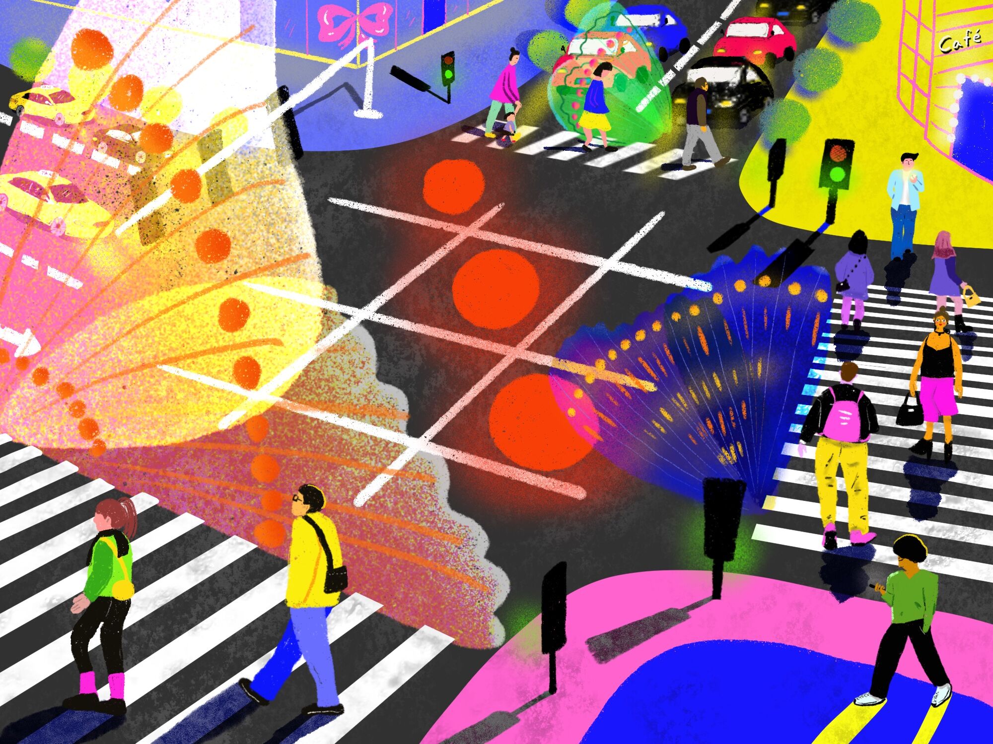 Butterfly Zebra Crossing(selected for the longlist in the CIB illustration competition)