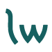 "lw" logo symbol