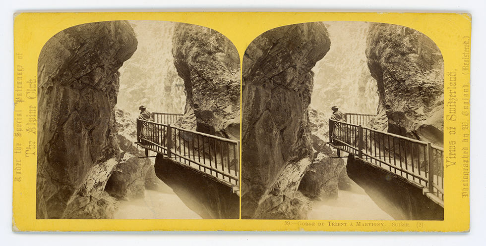 Stereoview Of Chalets At Grindelwald Switzerland 1869 By William England 