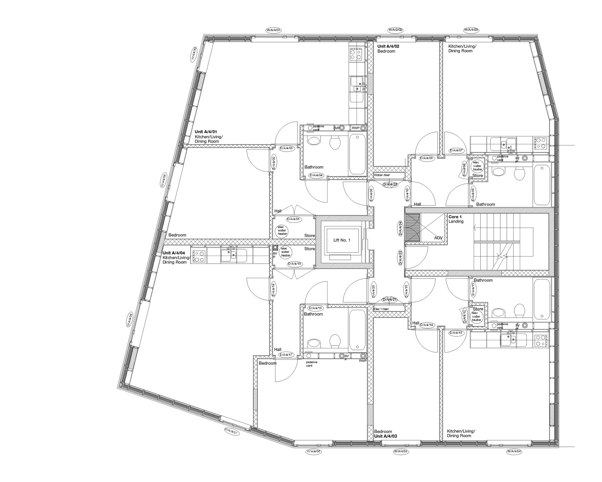 Mixed-Use Housing, Wandsworth / 2004 / Sergison Bates / London, United Kingdom / 6 storeys