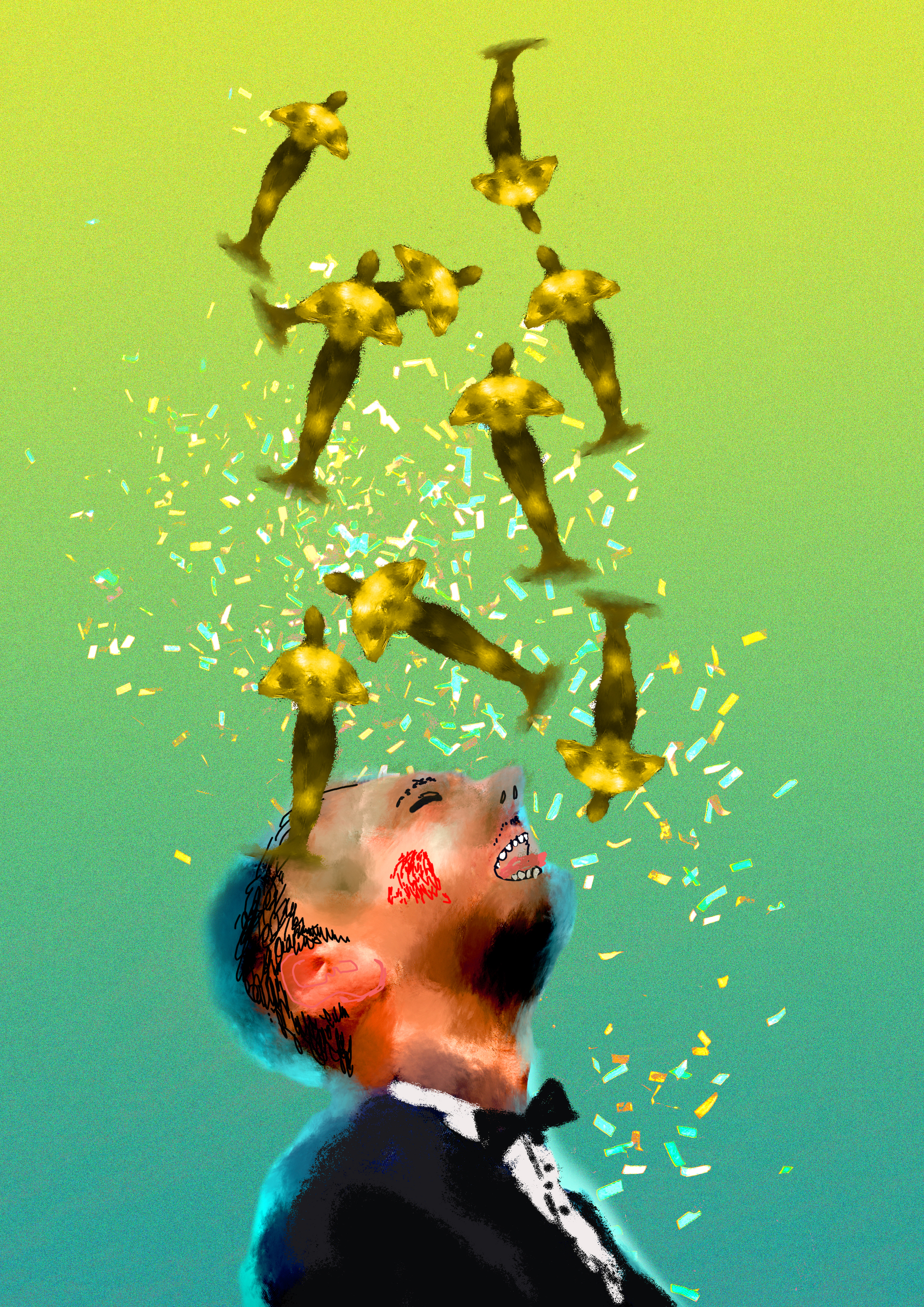 Little Gold Men and Raspberries Off the Block