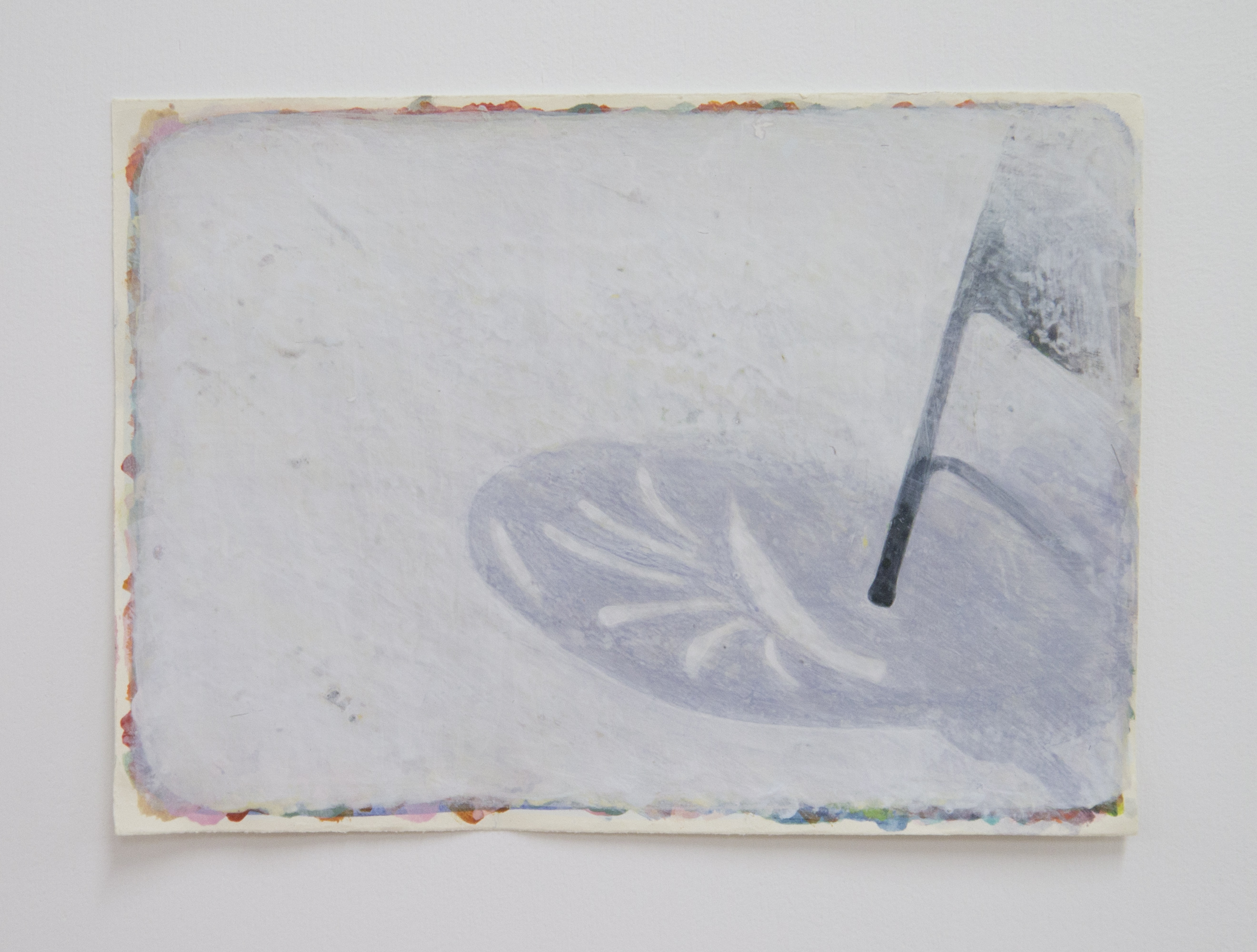 Untitled, 2020, acrylic on paper, 19.5x27.2cm