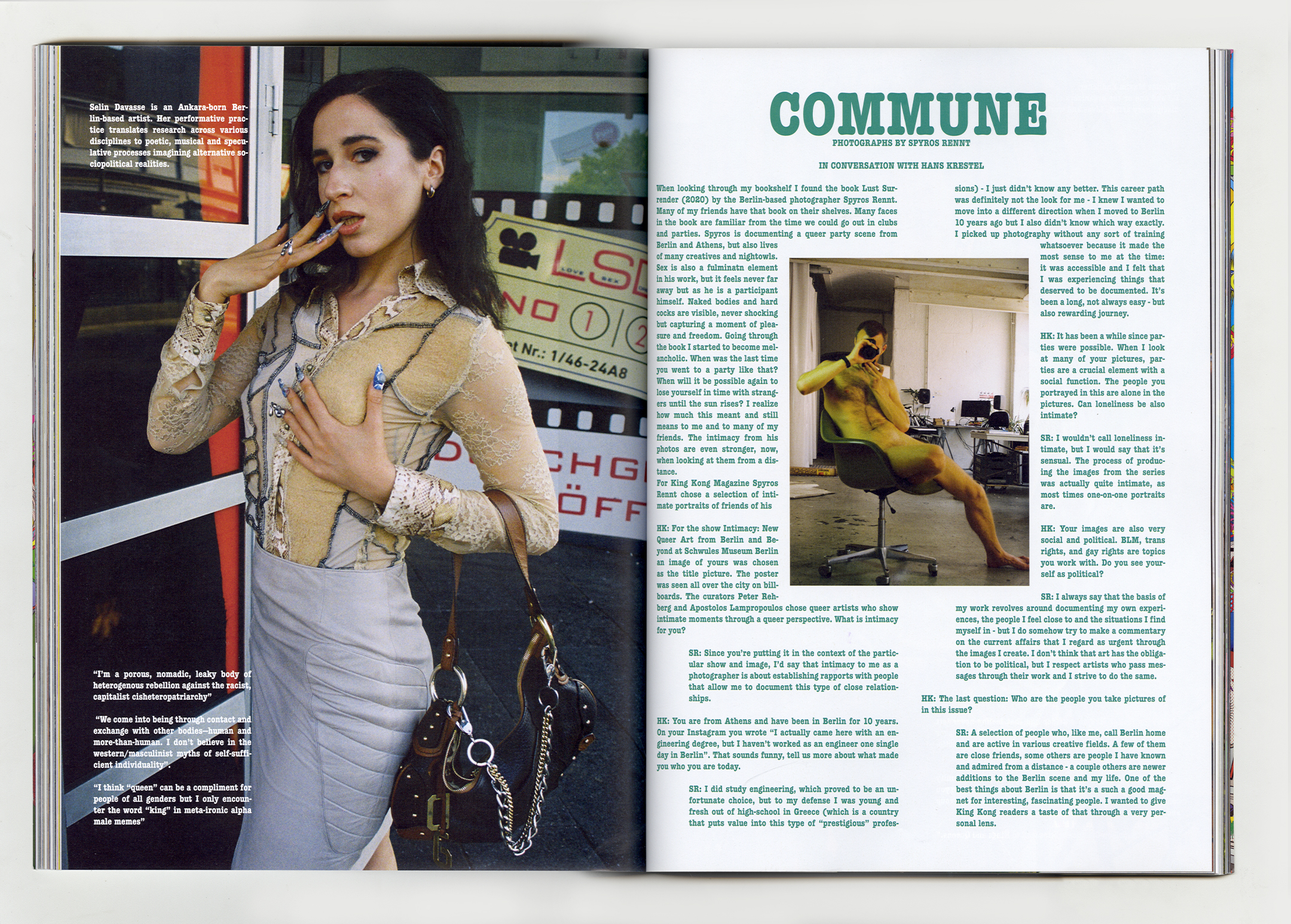 Layout for issue 12 of King Kong Magazine 