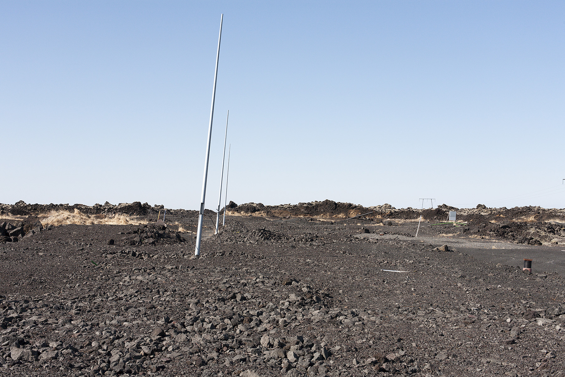 Abandoned development, Kapelluhraun lava field, May 2015.