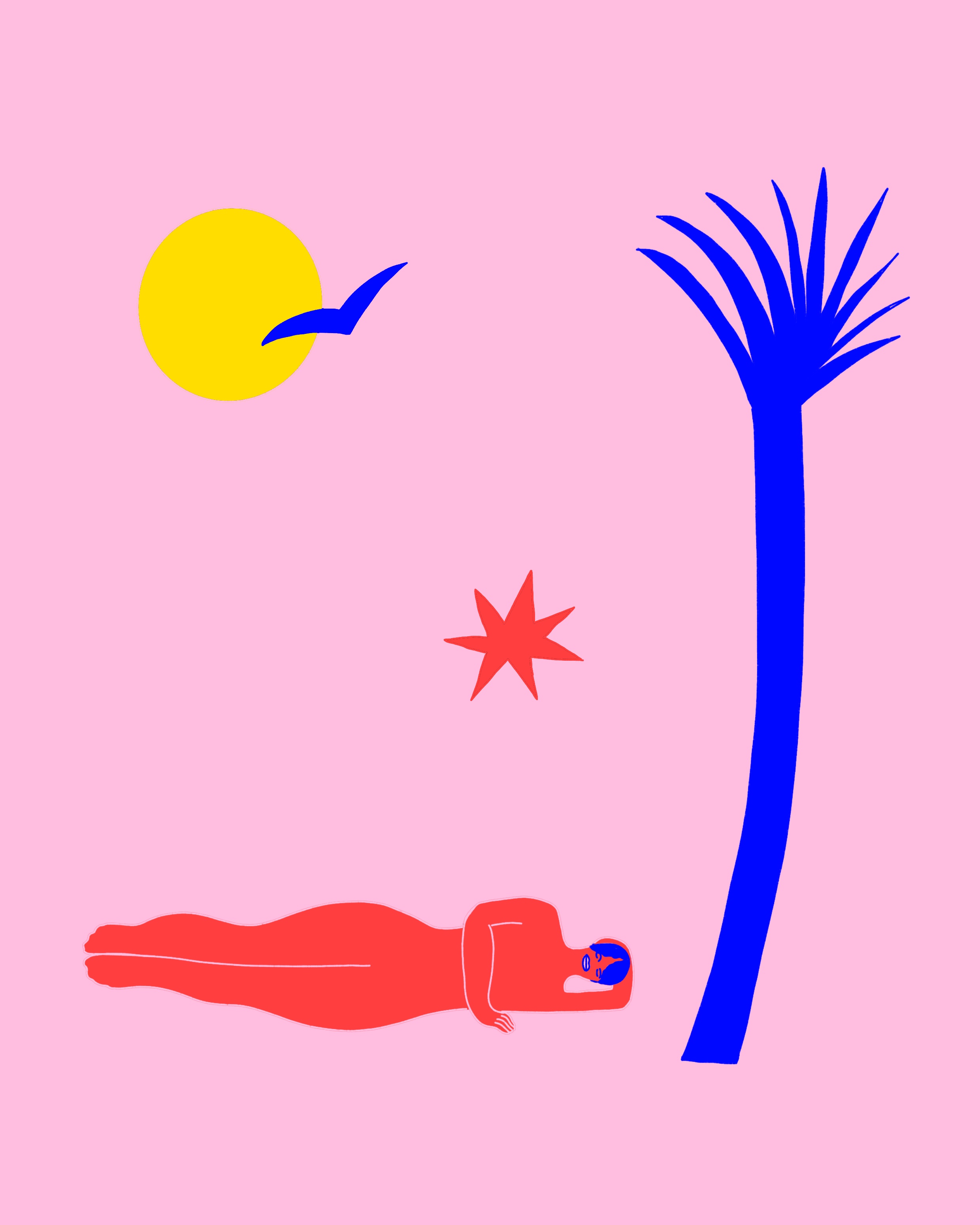 Dreaming - Digital Drawing