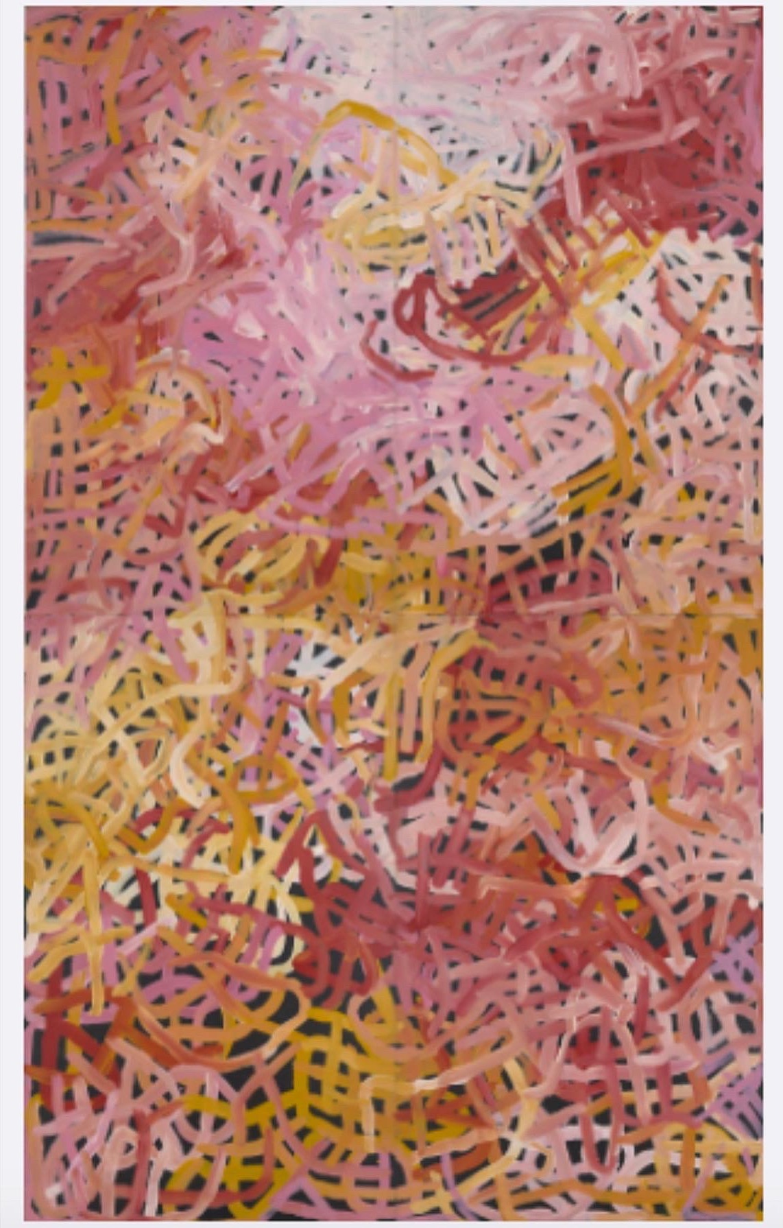 "Big Yam" by Emily Kam Kngwarray courtesy of the NGV